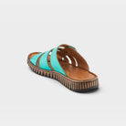 Spring Step Olly Mint Green Slide Sandal