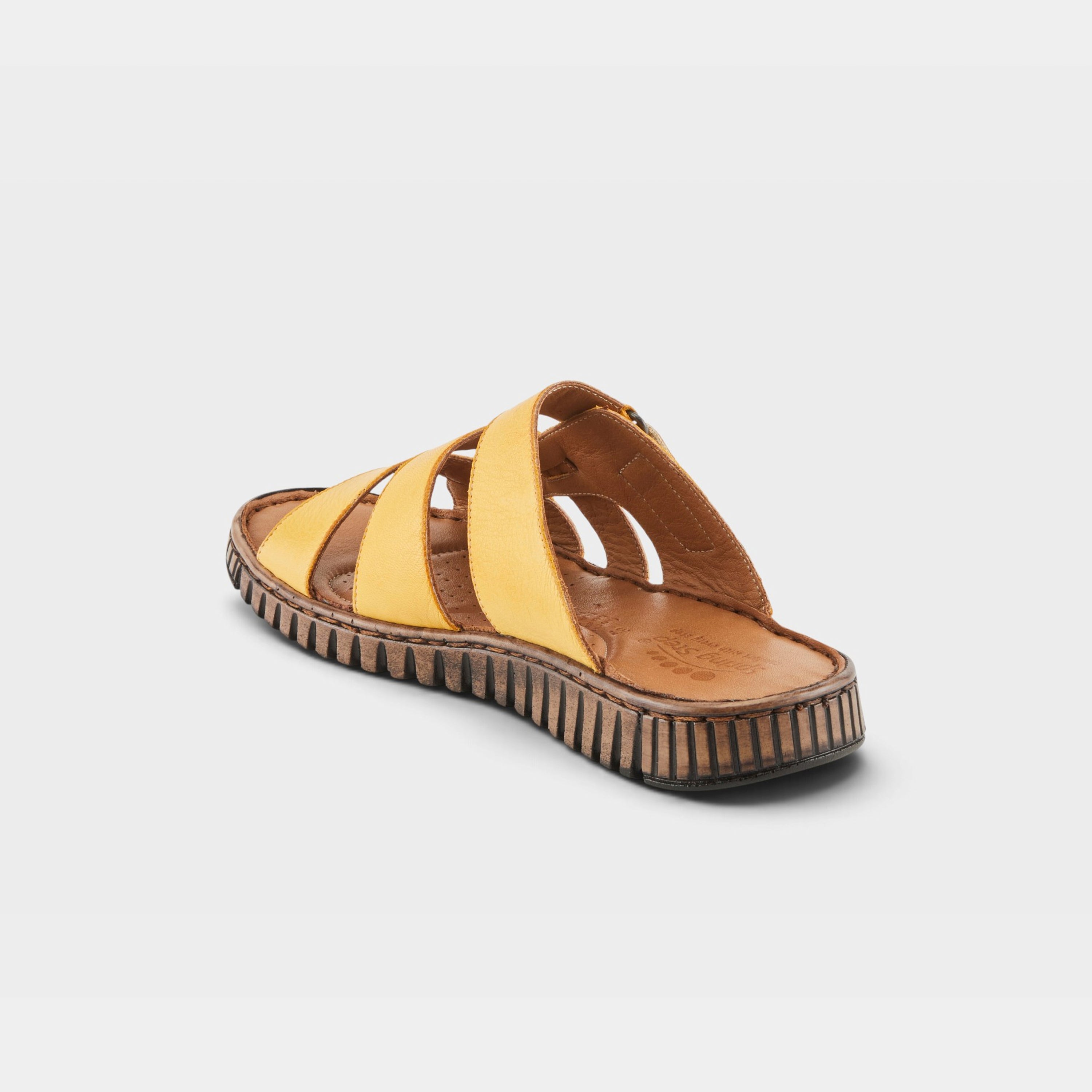 Spring Step Olly Mustard Slide Sandal