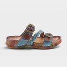 L'Artiste Ontheroad sandals in Blue Multi, hero view