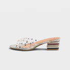 L'Artiste Ontherox sandals in Camel Multi, side view