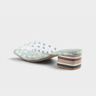 L'Artiste Ontherox sandals in Mint Green Multi, alternate angle view