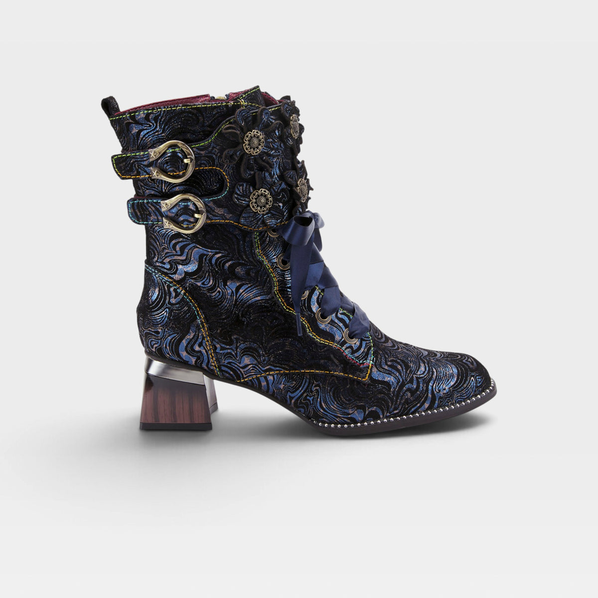 L'Artiste Originala boots in Navy, hero view