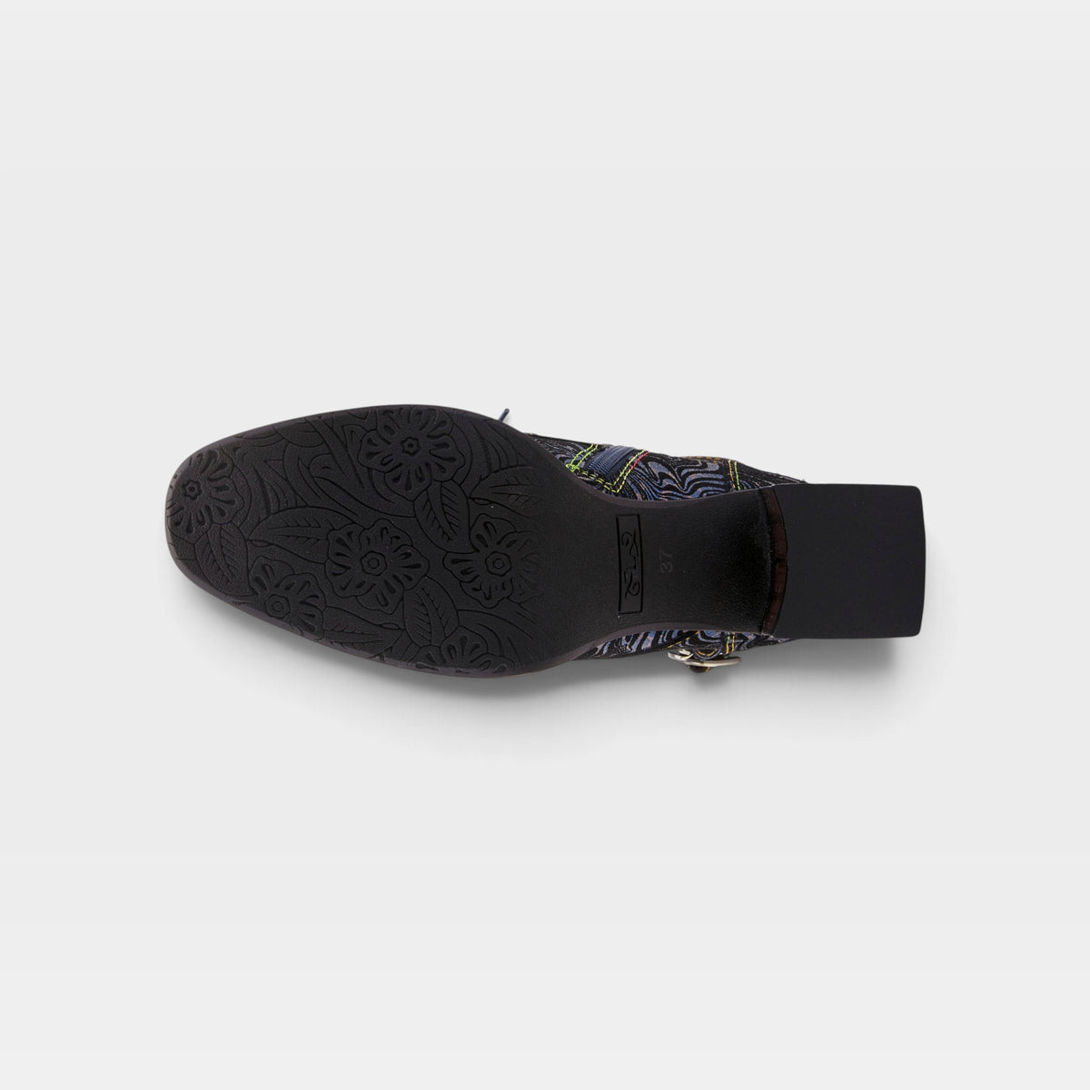 L'Artiste Originala boots in Navy, outsole view