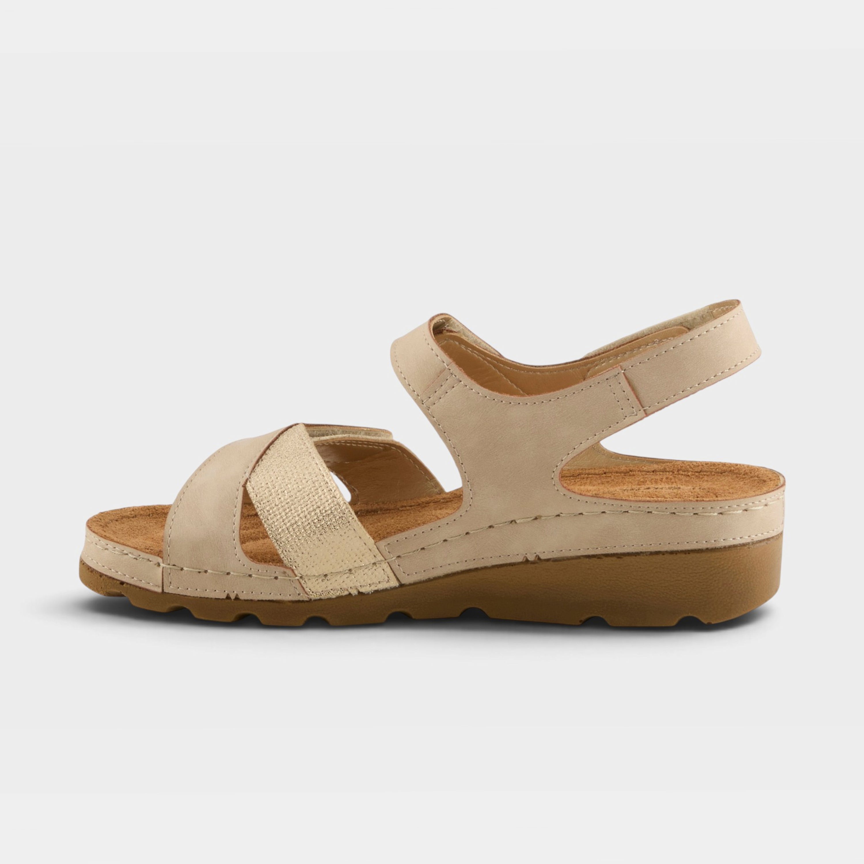 Flexus Orwell Soft Gold Sandal