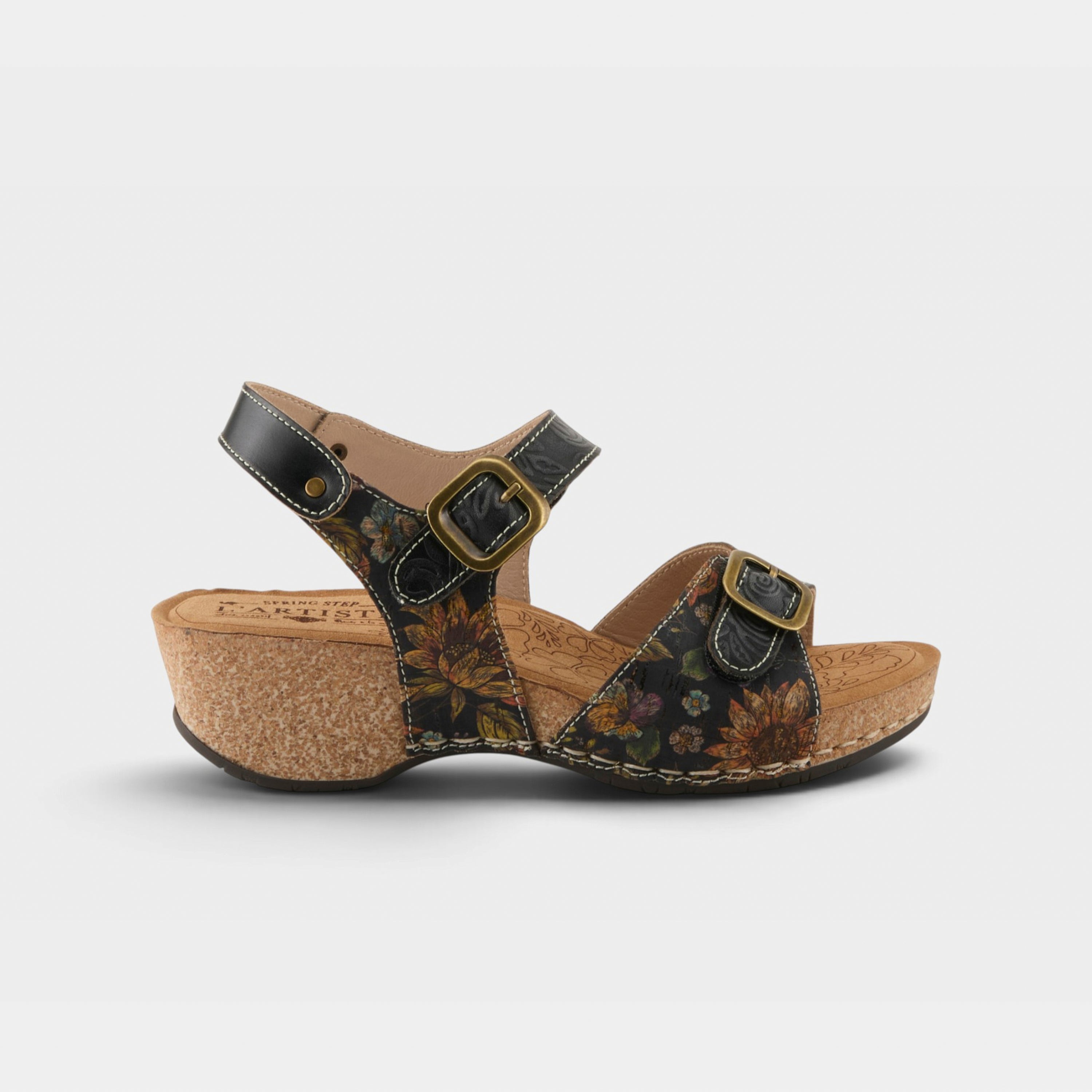 L'Artiste Osuna Wedge Sandals For Women – Spring Step Shoes