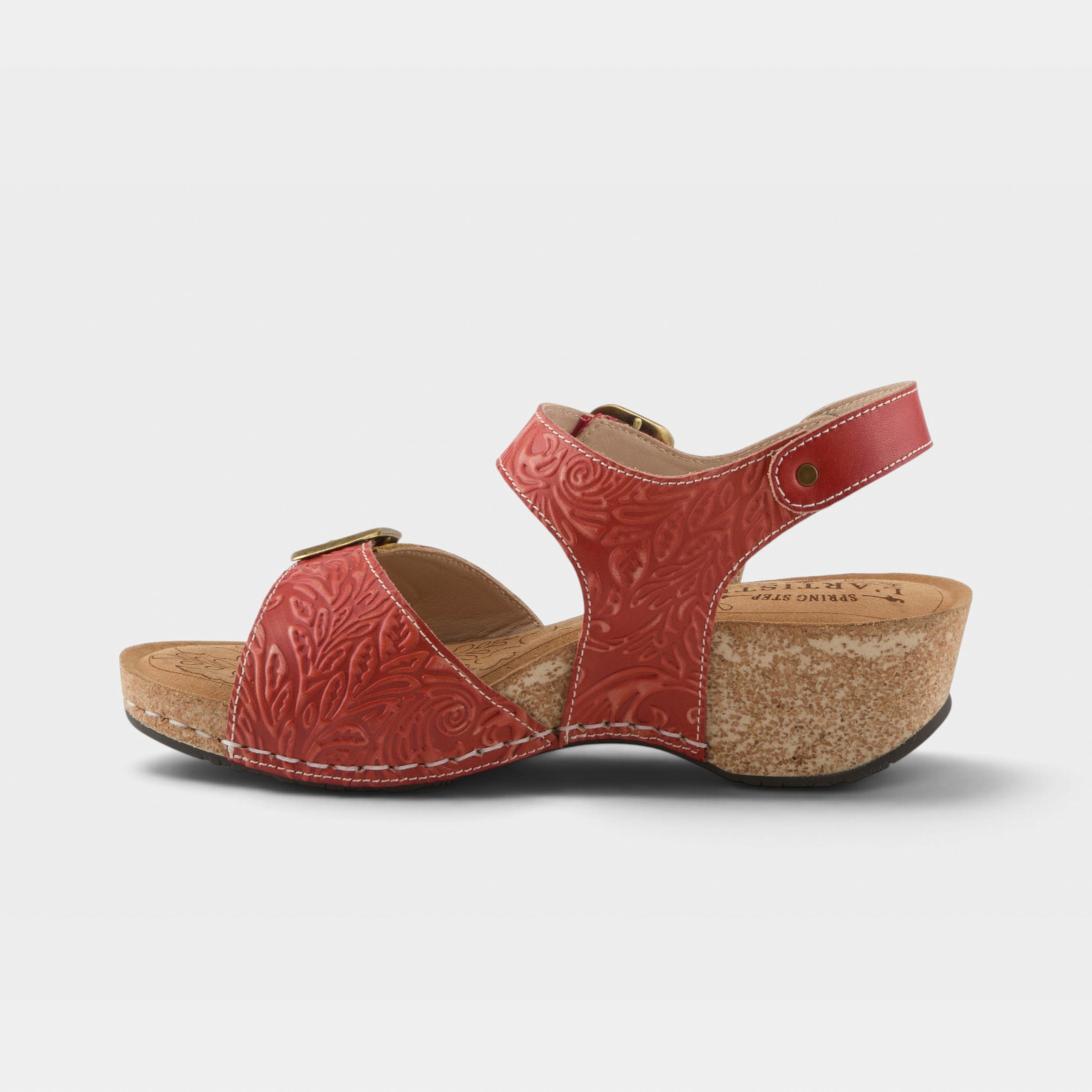L'Artiste Osuna Wedge Sandals For Women – Spring Step Shoes