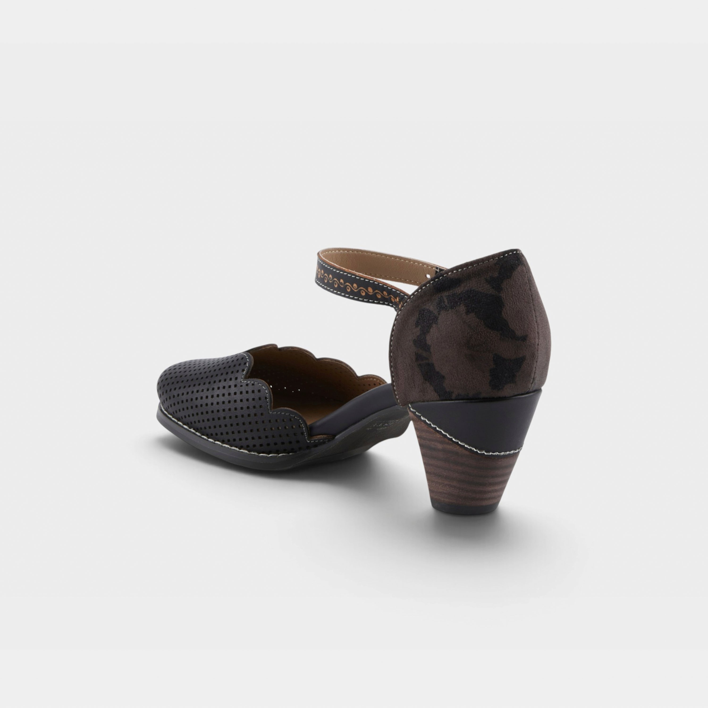 L'Artiste Parchelle Mary Jane shoes in Black, alternate angle view