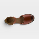L'Artiste Parchelle Mary Jane shoes in Camel, top view