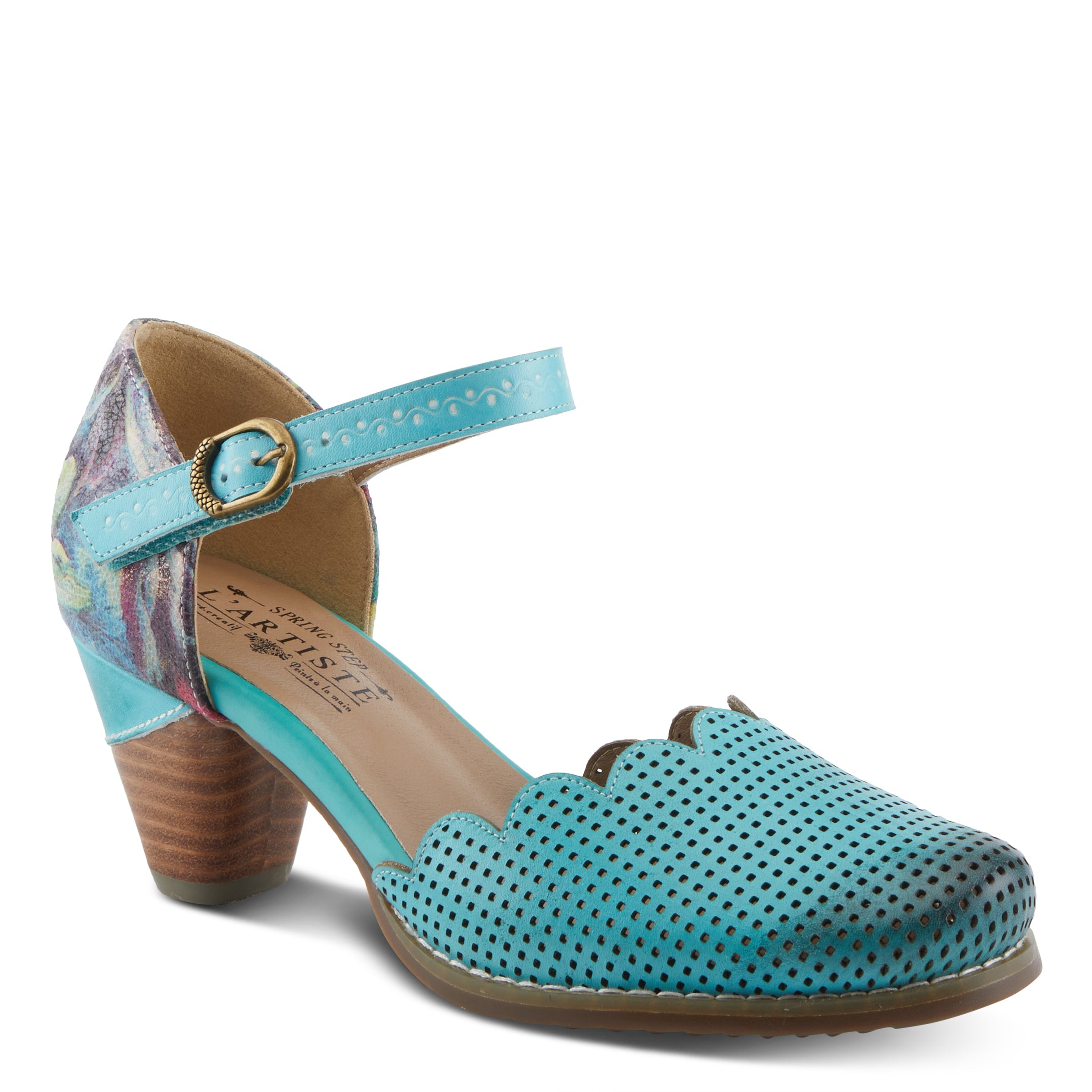 ⭐︎masu⭐︎ ジュエルヒールパテントレザー バレリーナ　38ハーフ ⭐︎masu⭐︎ ジュエルヒールパテントレザー バレリーナ 38ハーフ