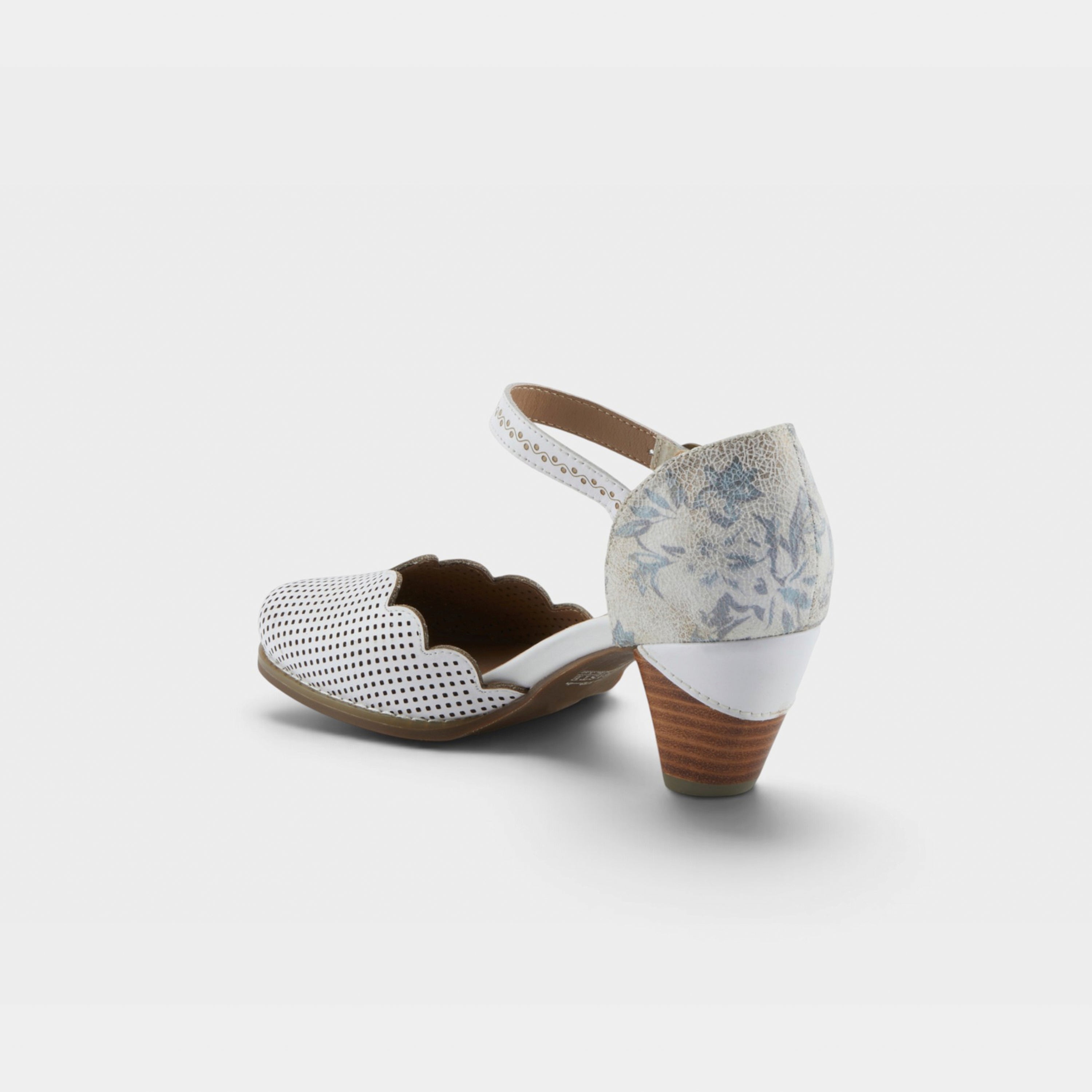 L'Artiste Parchelle Mary Jane shoes in White, alternate angle view