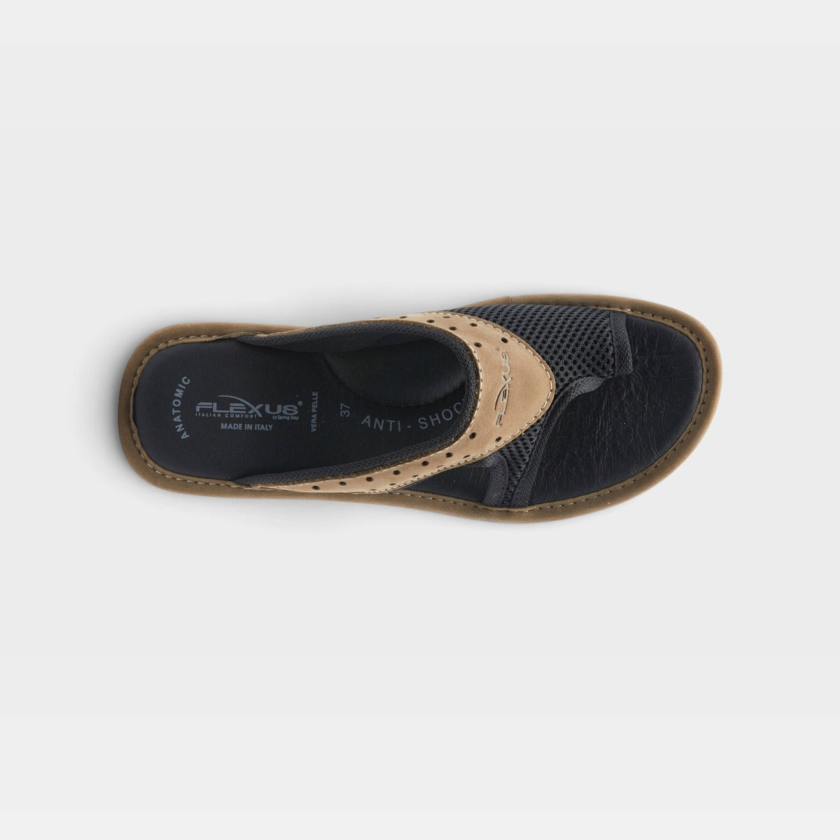Flexus Pascalle Black Sandal