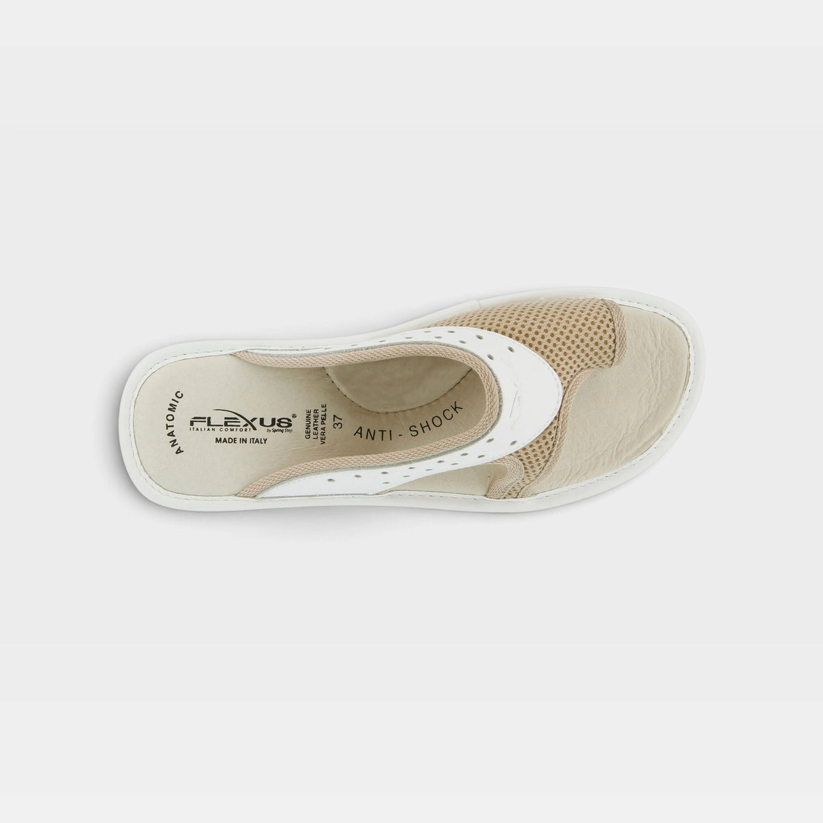Flexus Pascalle White Sandal