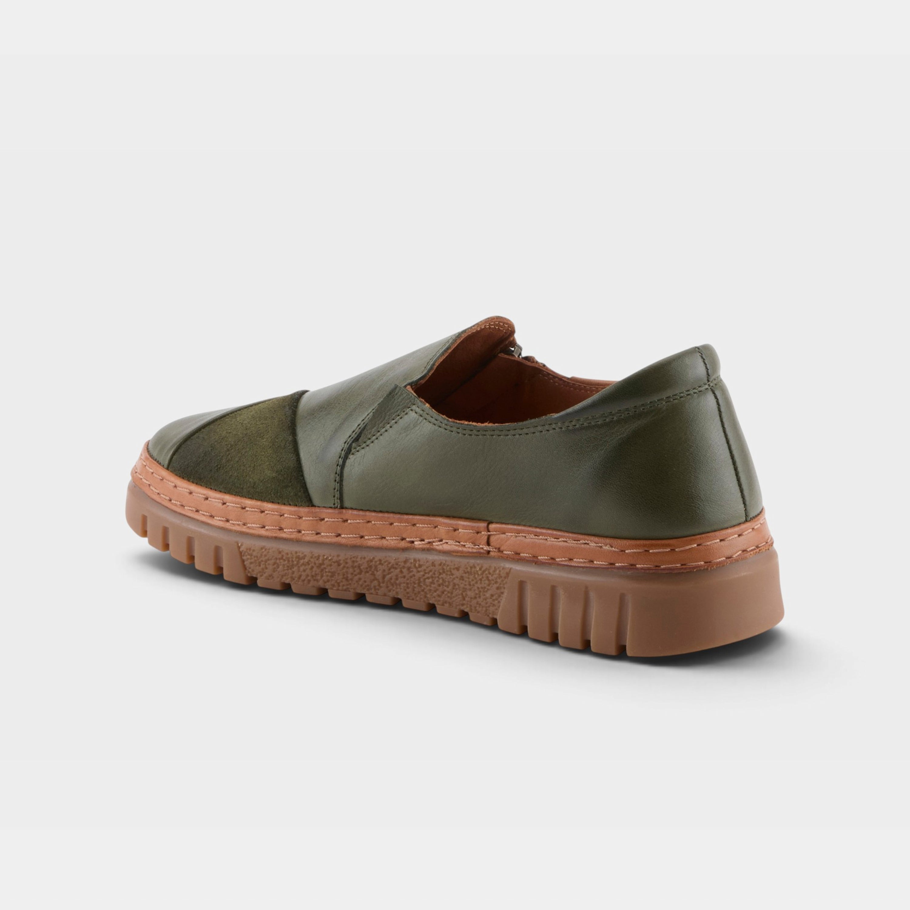 Spring Step Patcha Olive Green Casual Shoe
