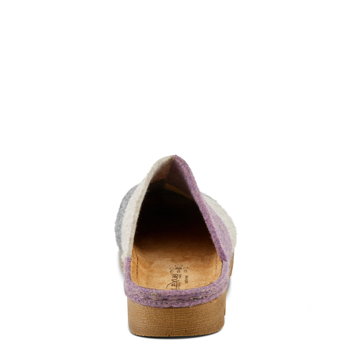 Flexus FLEXUS PATCHY SLIPPERS comfort shoe in lilac multi with flexible sole