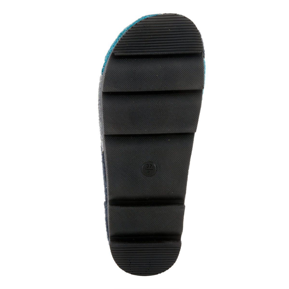 Flexus FLEXUS PATCHY SLIPPERS comfort shoe in navy multi with flexible sole