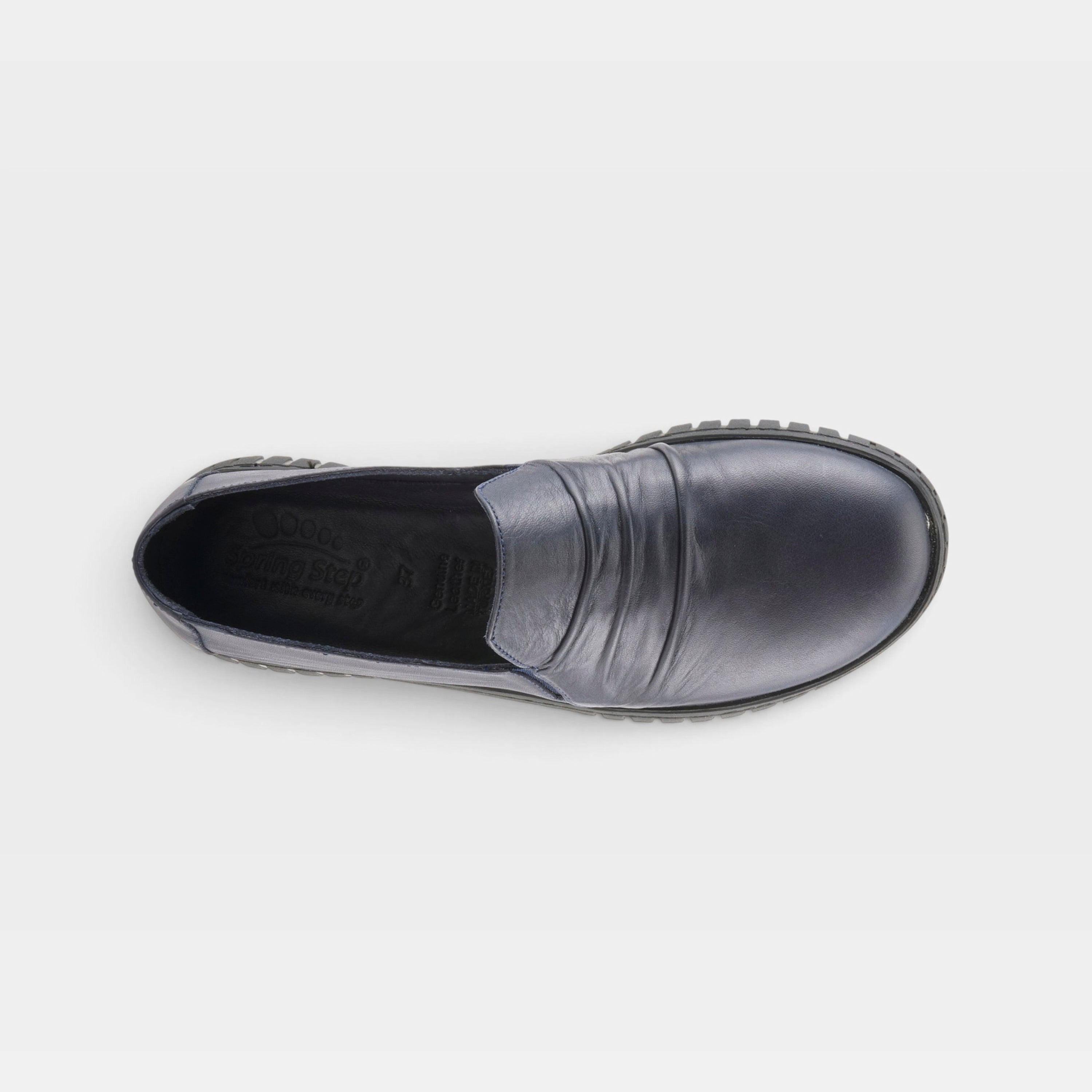 Spring Step Patton Navy Casual Shoe