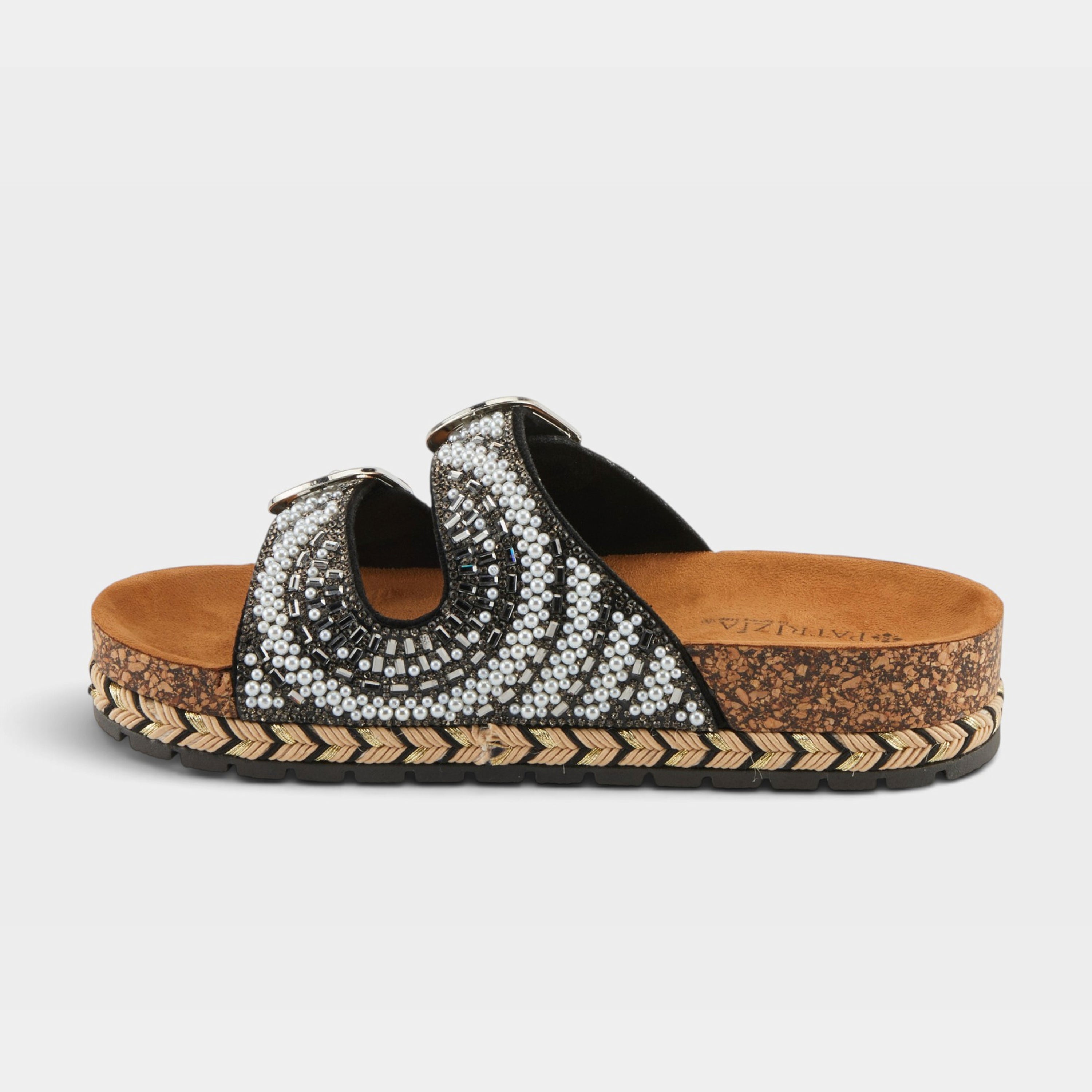 Patrizia Pearline Black Multi Sandal