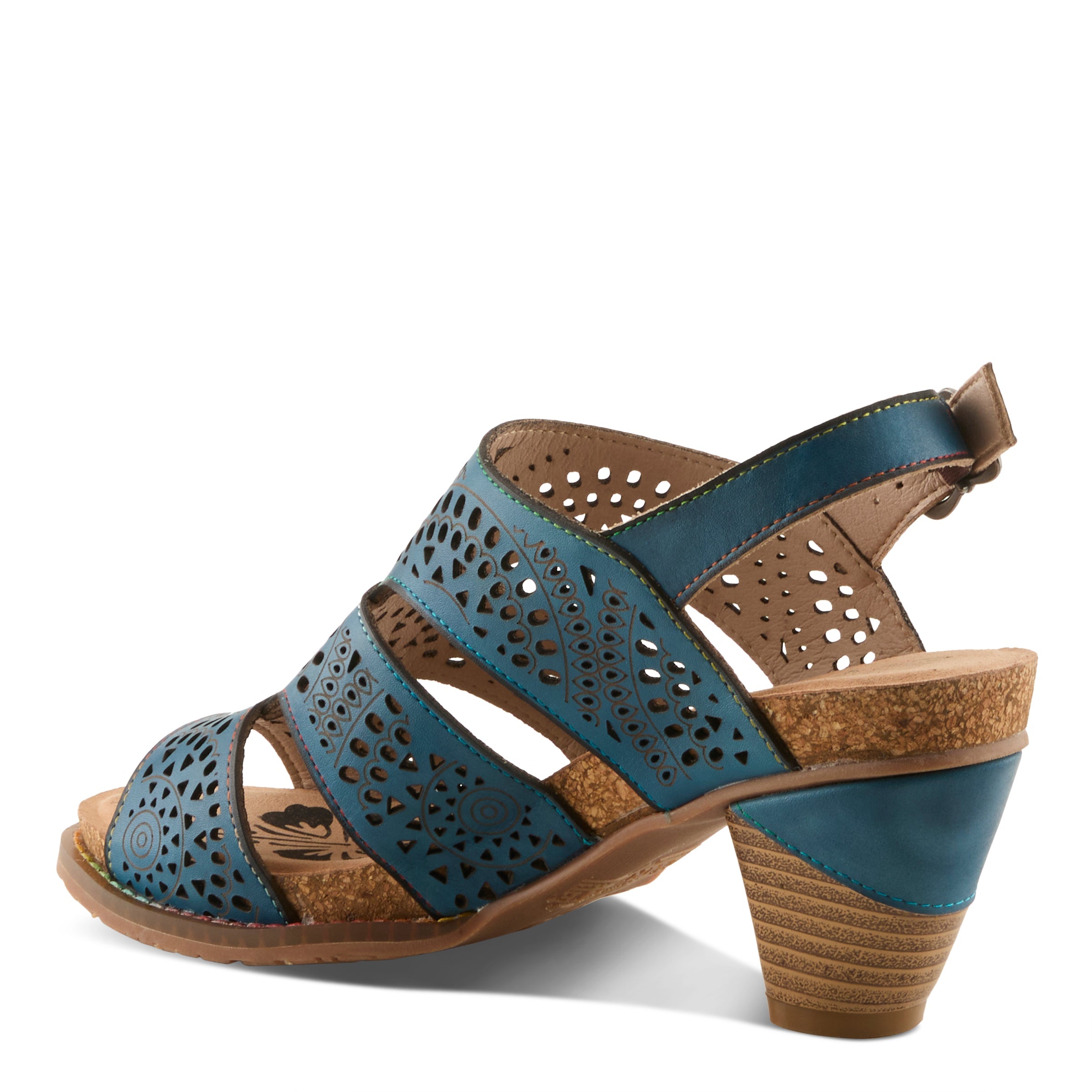 L'Artiste Perfdfection Cork Heel Sandals - Spring Step Shoes