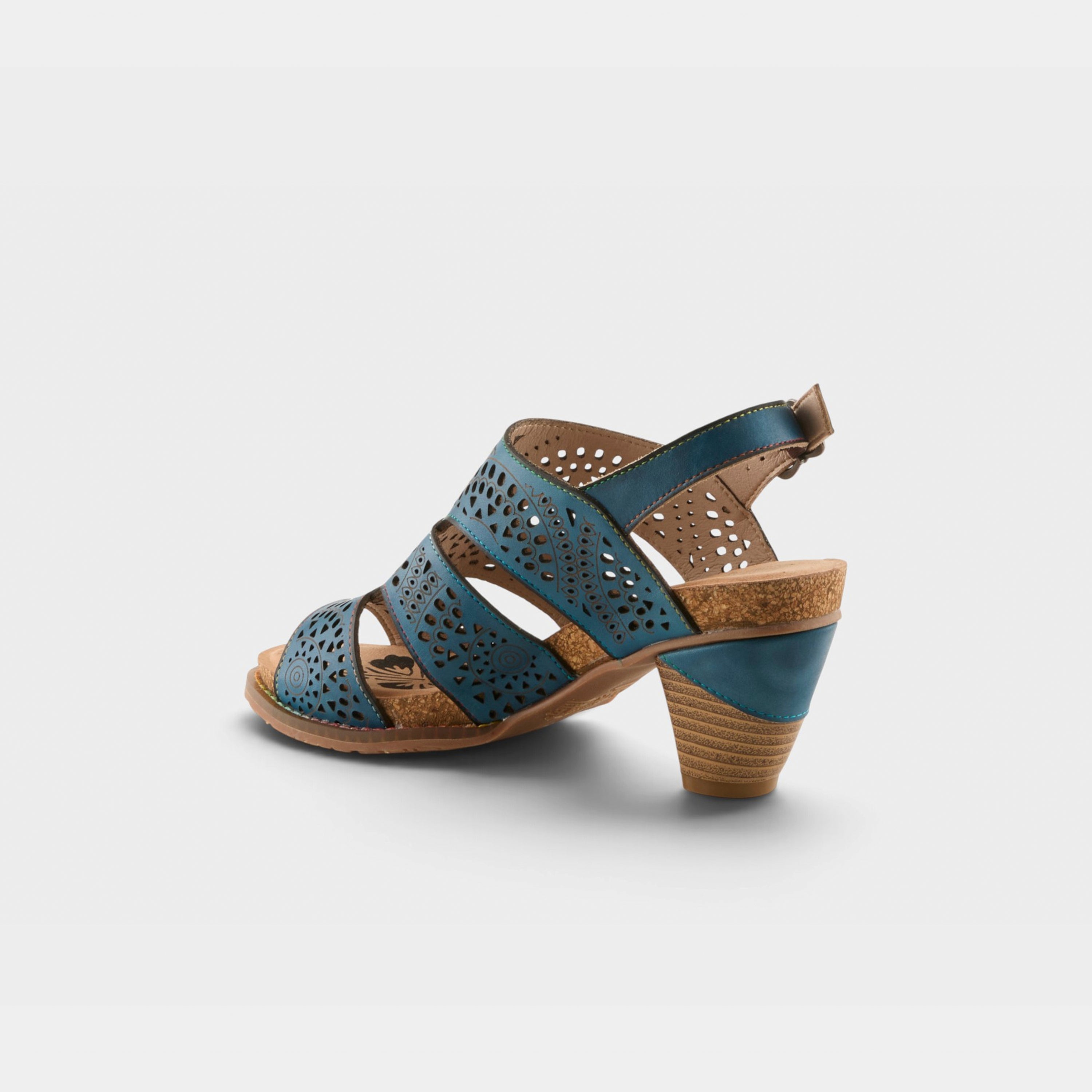 L'Artiste Perfdfection sandals in Blue, alternate angle view