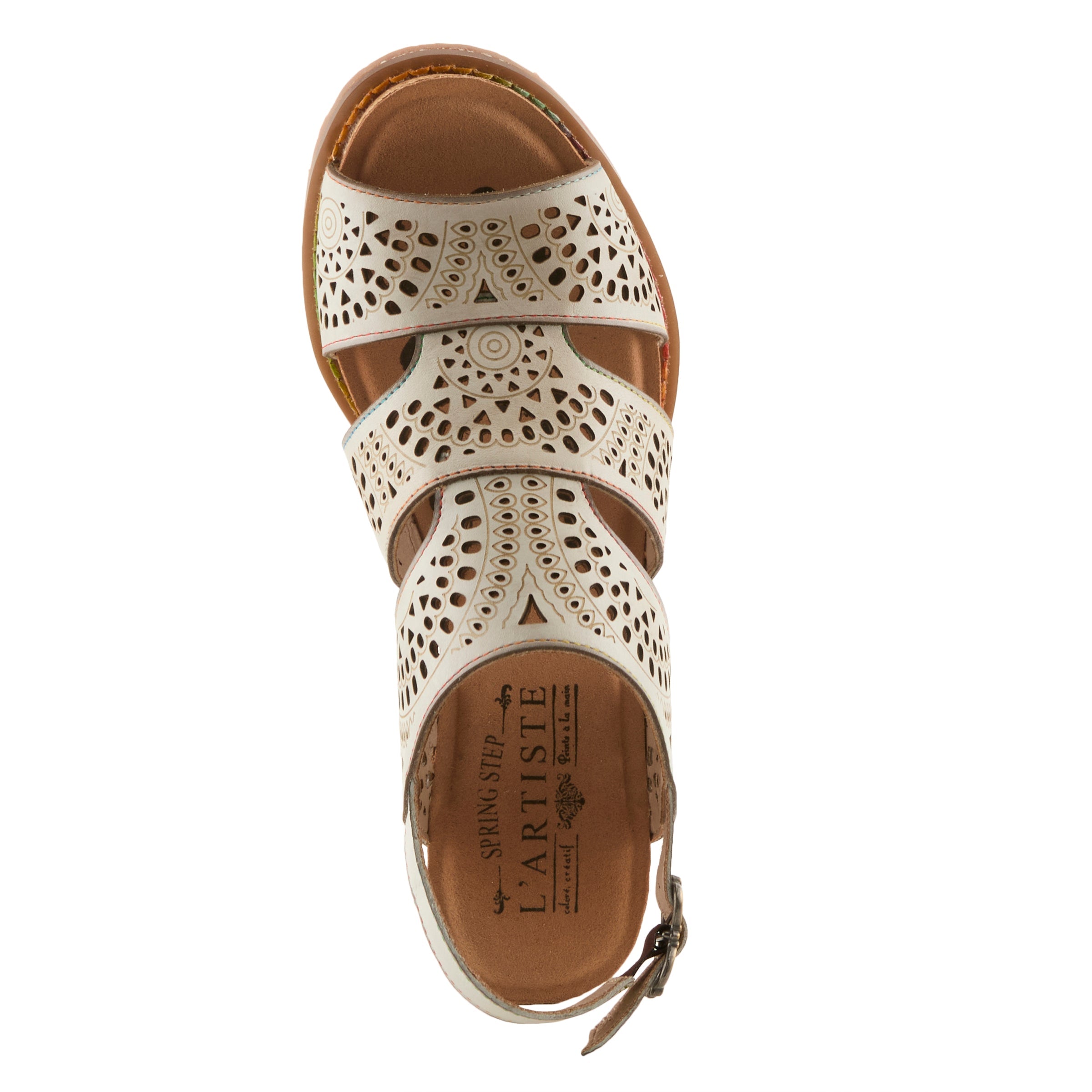 L'Artiste Perfdfection Cork Heel Sandals - Spring Step Shoes