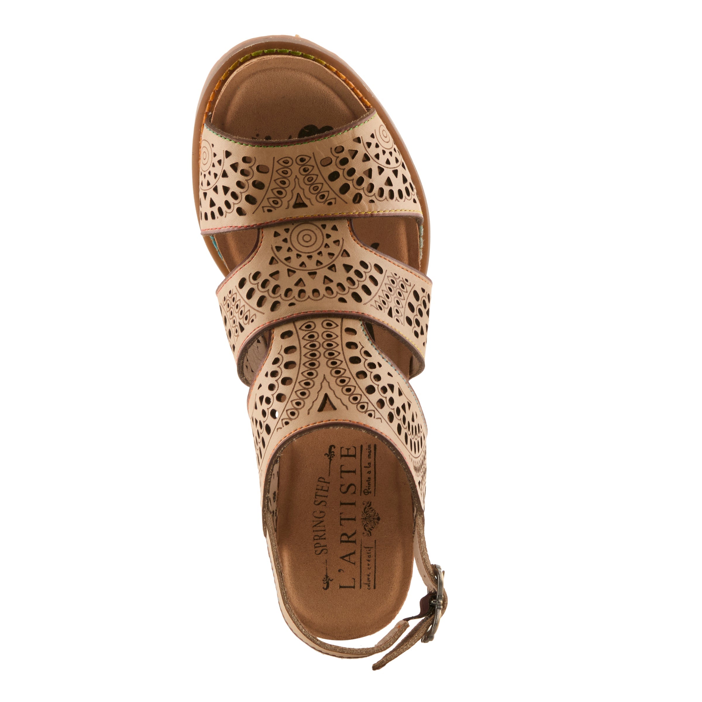 L'Artiste Perfdfection Cork Heel Sandals - Spring Step Shoes