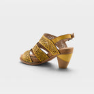 L'Artiste Perfdfection sandals in Yellow, alternate angle view