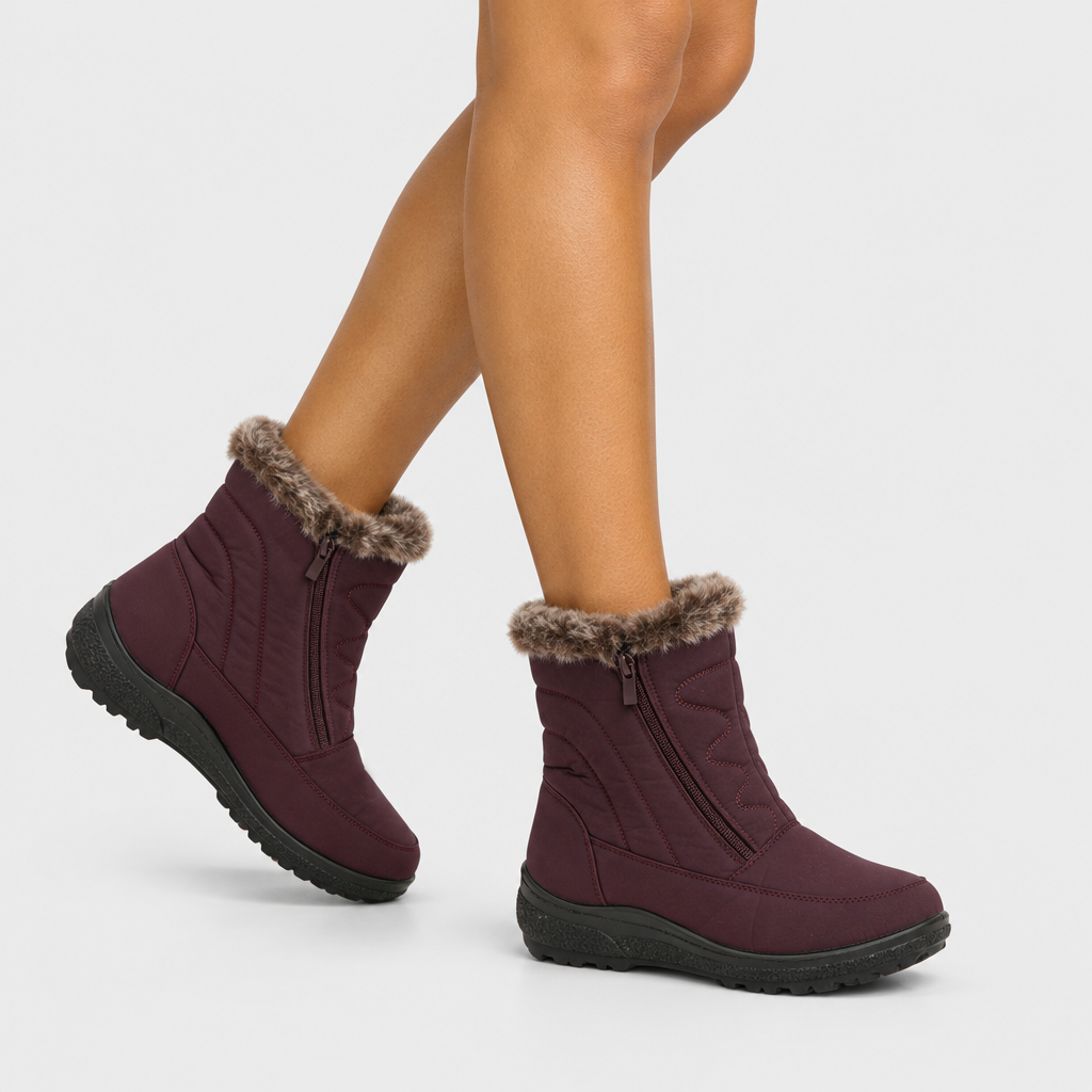 Flexus Persenia Bordeaux Boot - on-foot view