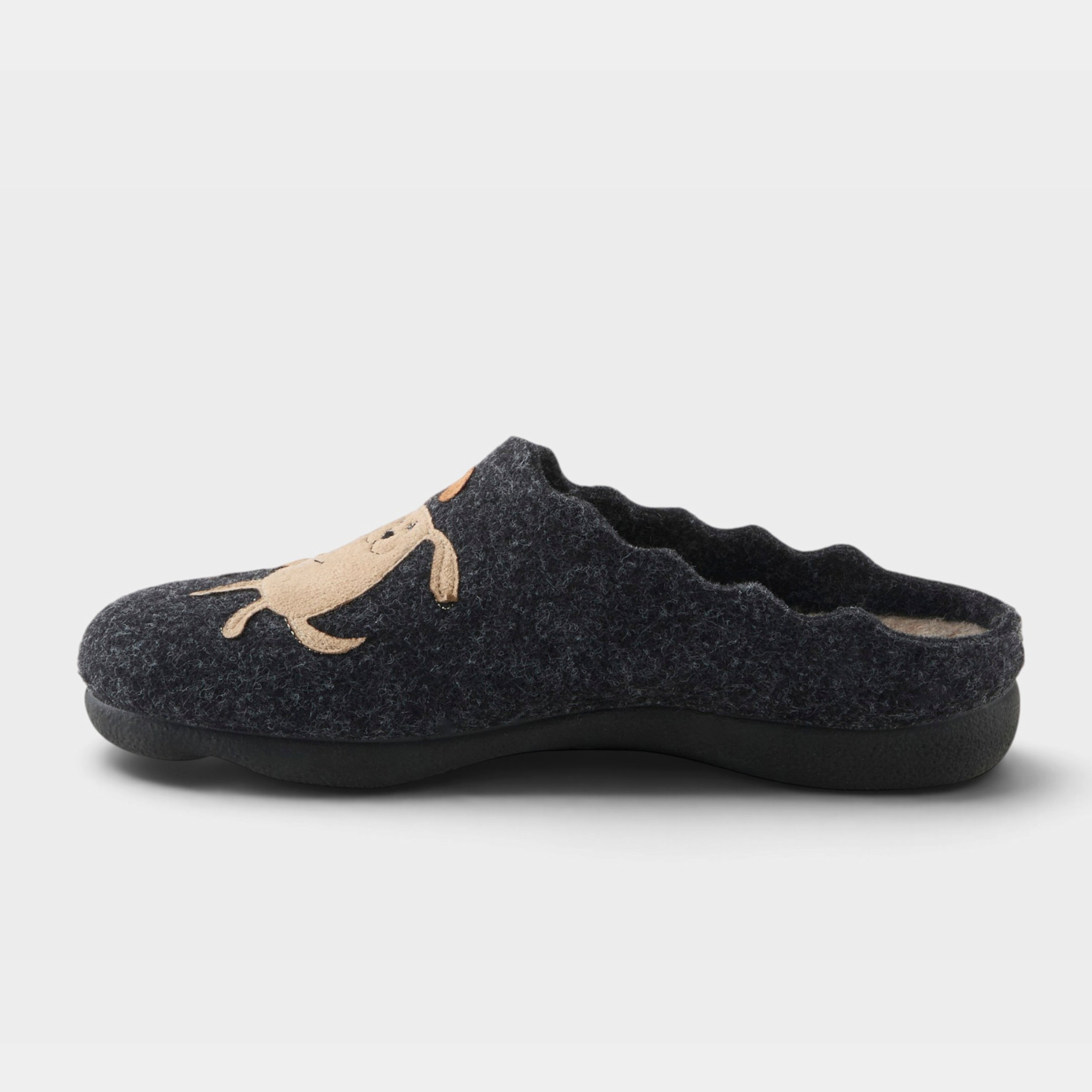Flexus Petlove Black Multi Slipper