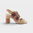 L'Artiste Pinwheel sandals in Beige, hero view