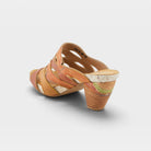 L'Artiste Pita sandals in Tan Multi, alternate angle view