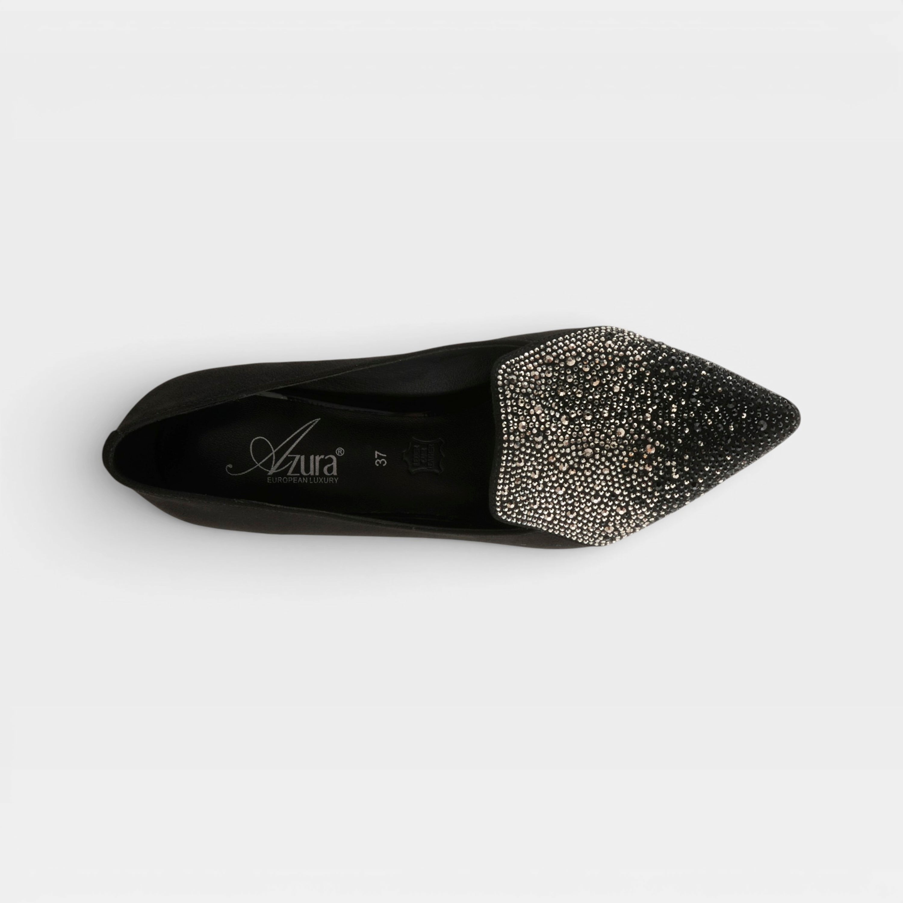 Azura Pleasestay Black Shoe