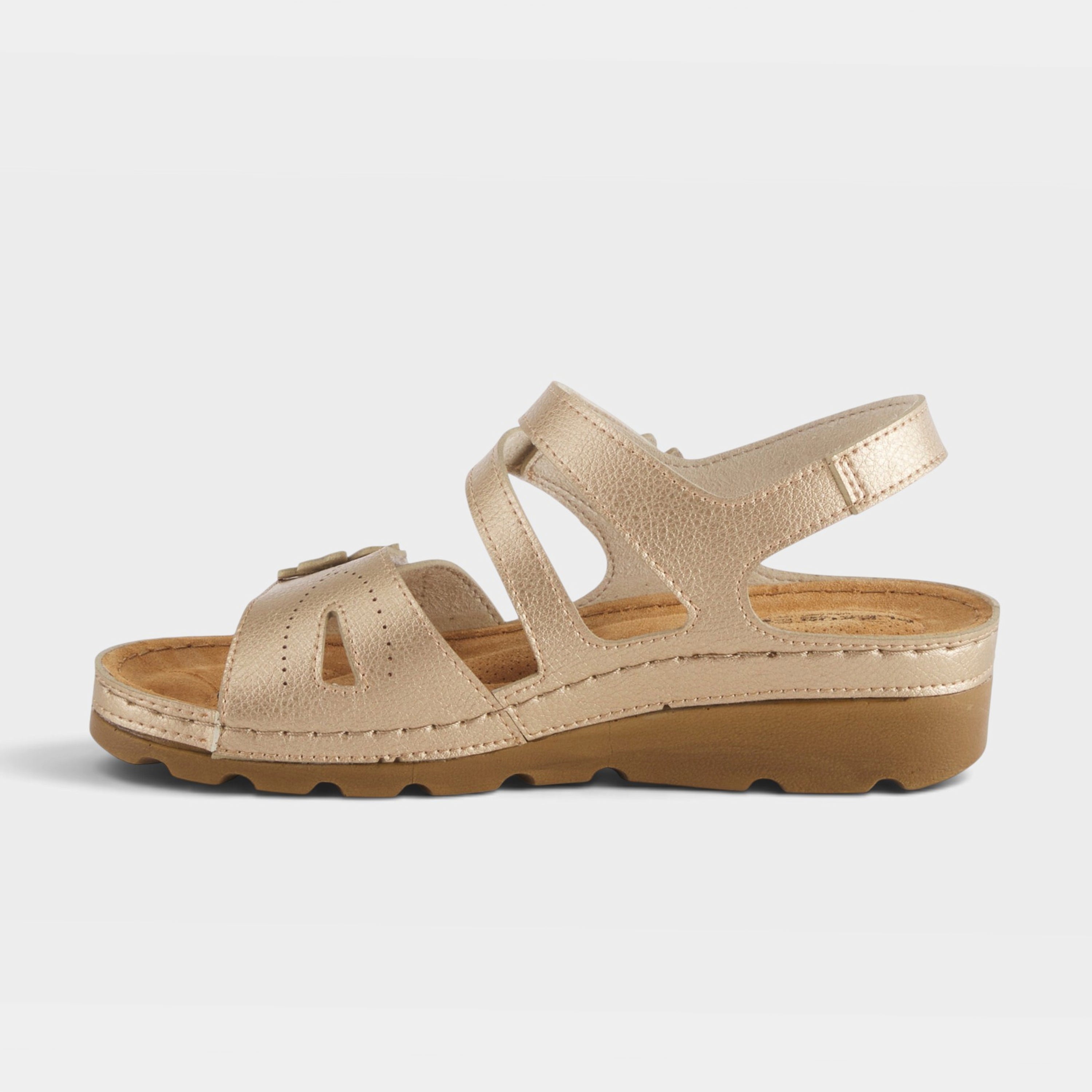 Flexus Poncia Gold Sandal