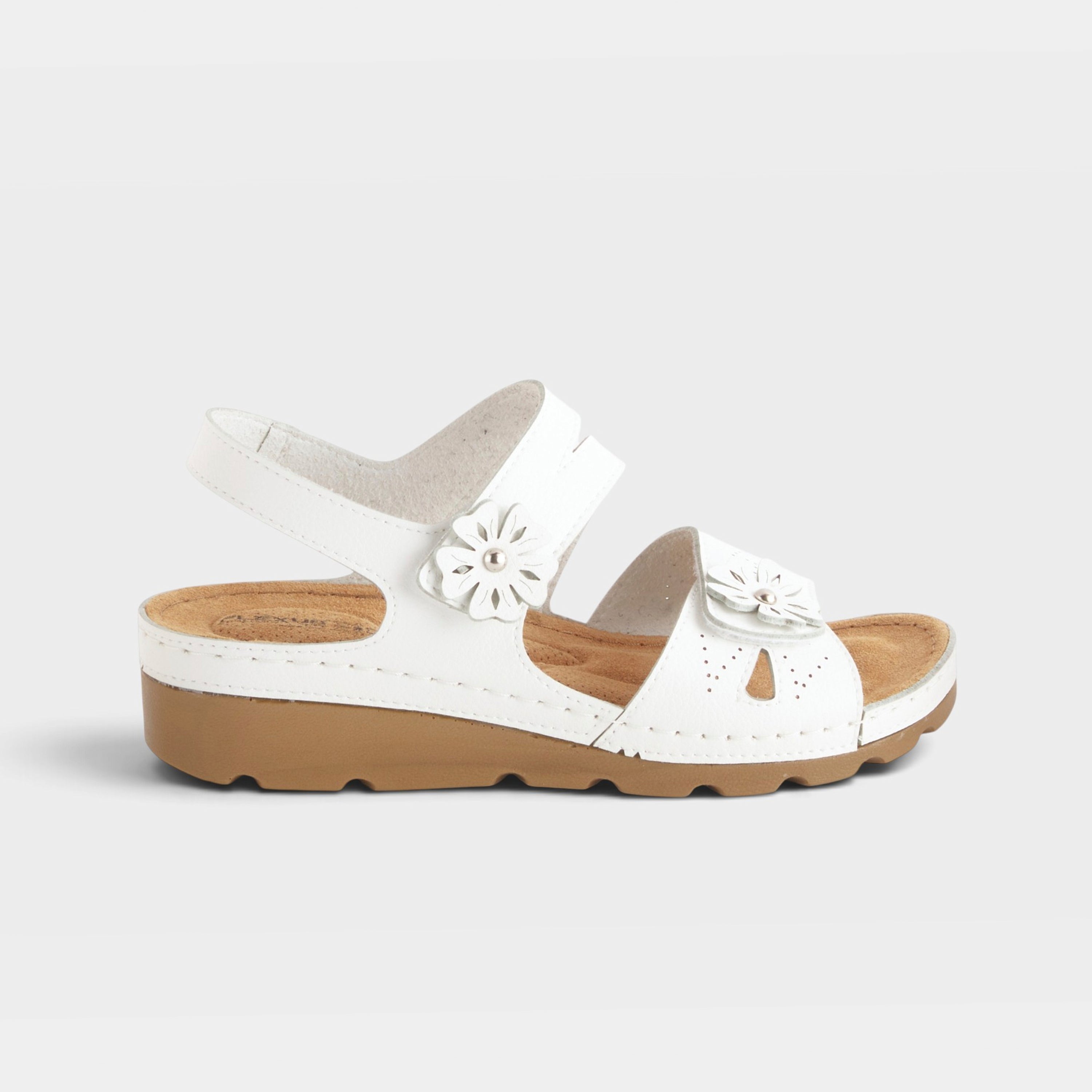 Flexus Poncia White Sandal