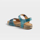 L'Artiste Popular sandal in Blue, alternate angle view