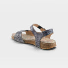 L'Artiste Popular sandal in Black Multi, alternate angle view