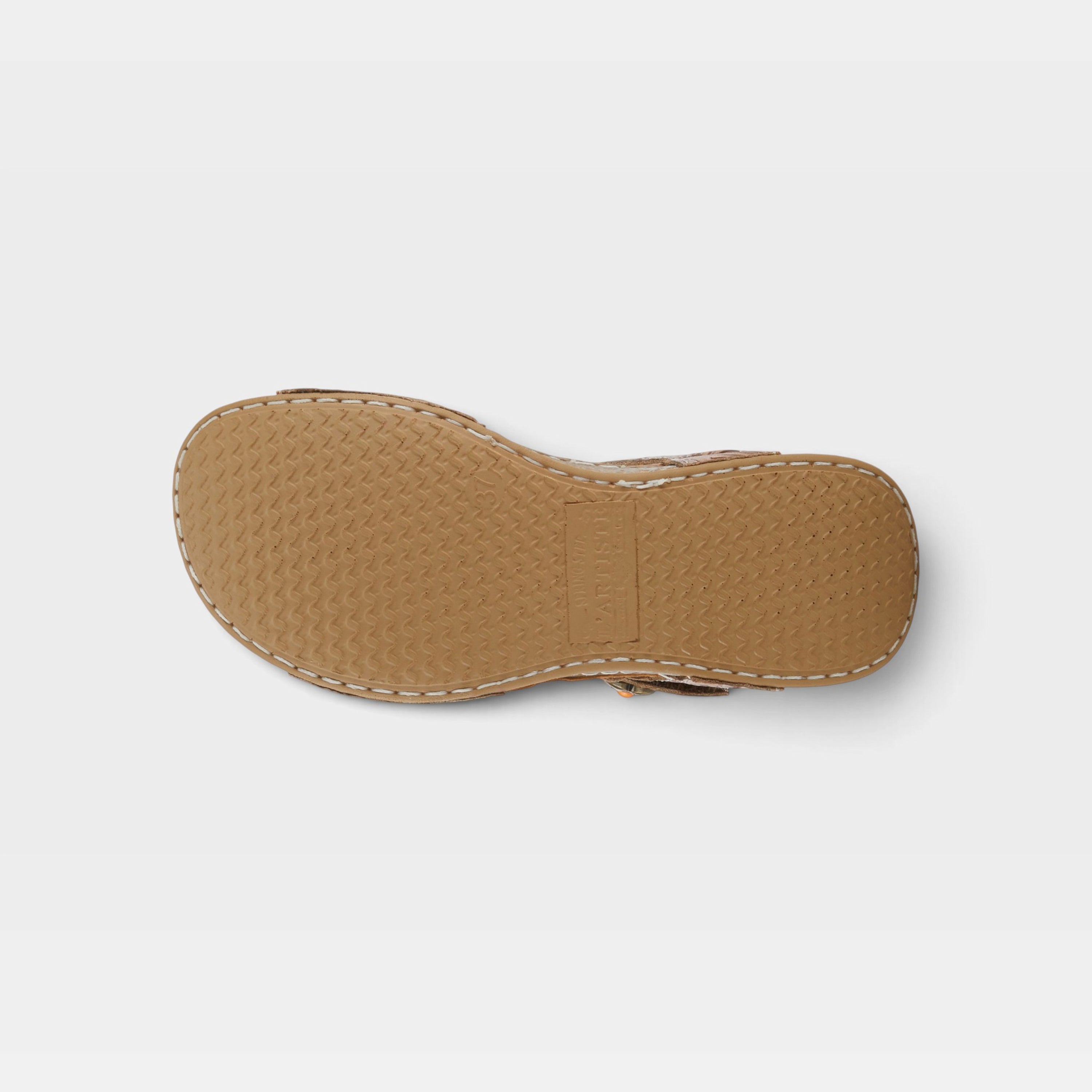 L'Artiste Popular sandal in Grey, outsole view