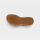 L'Artiste Popular sandal in Plum Multi, outsole view