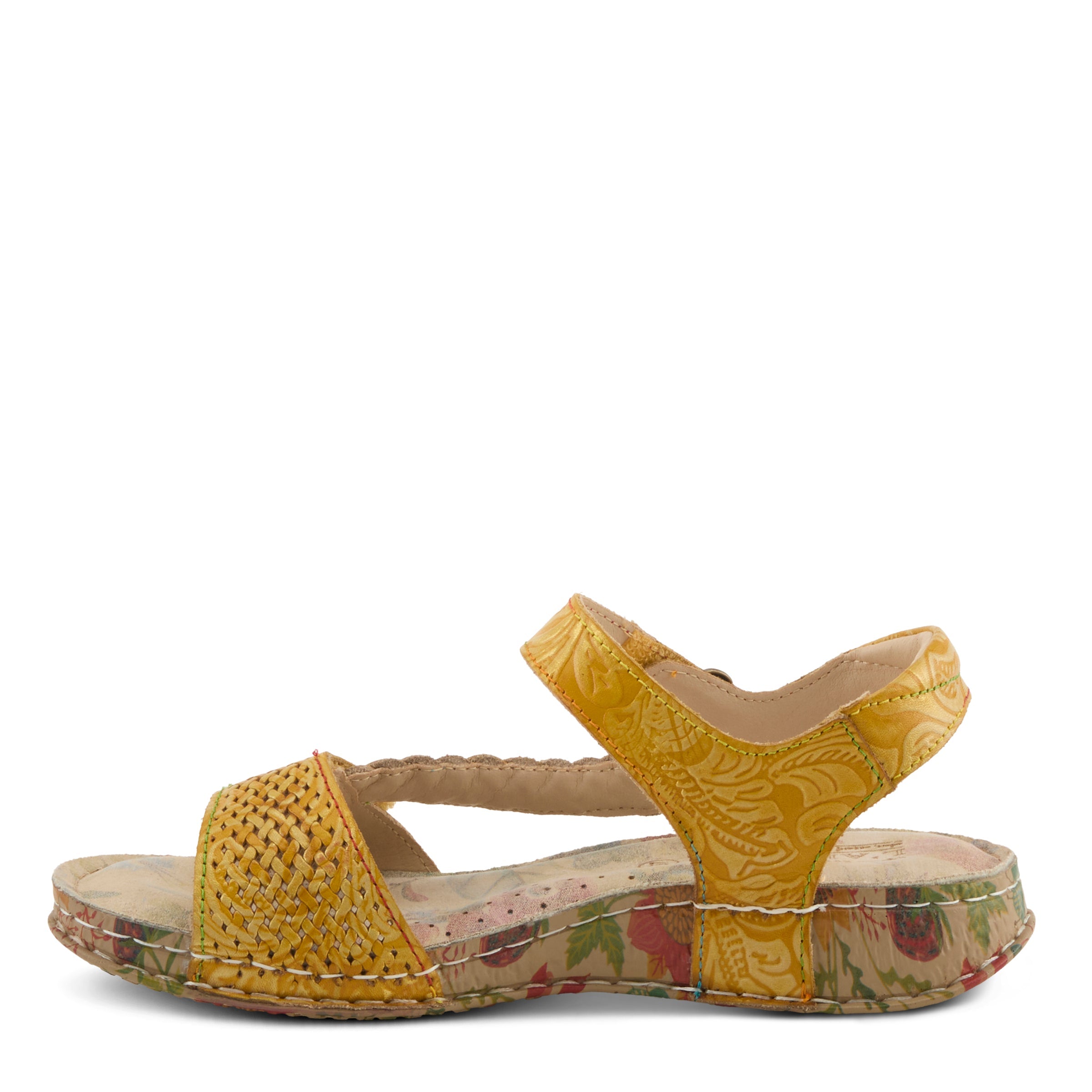 L'artiste popular floral pattern sandal – Spring Step Shoes