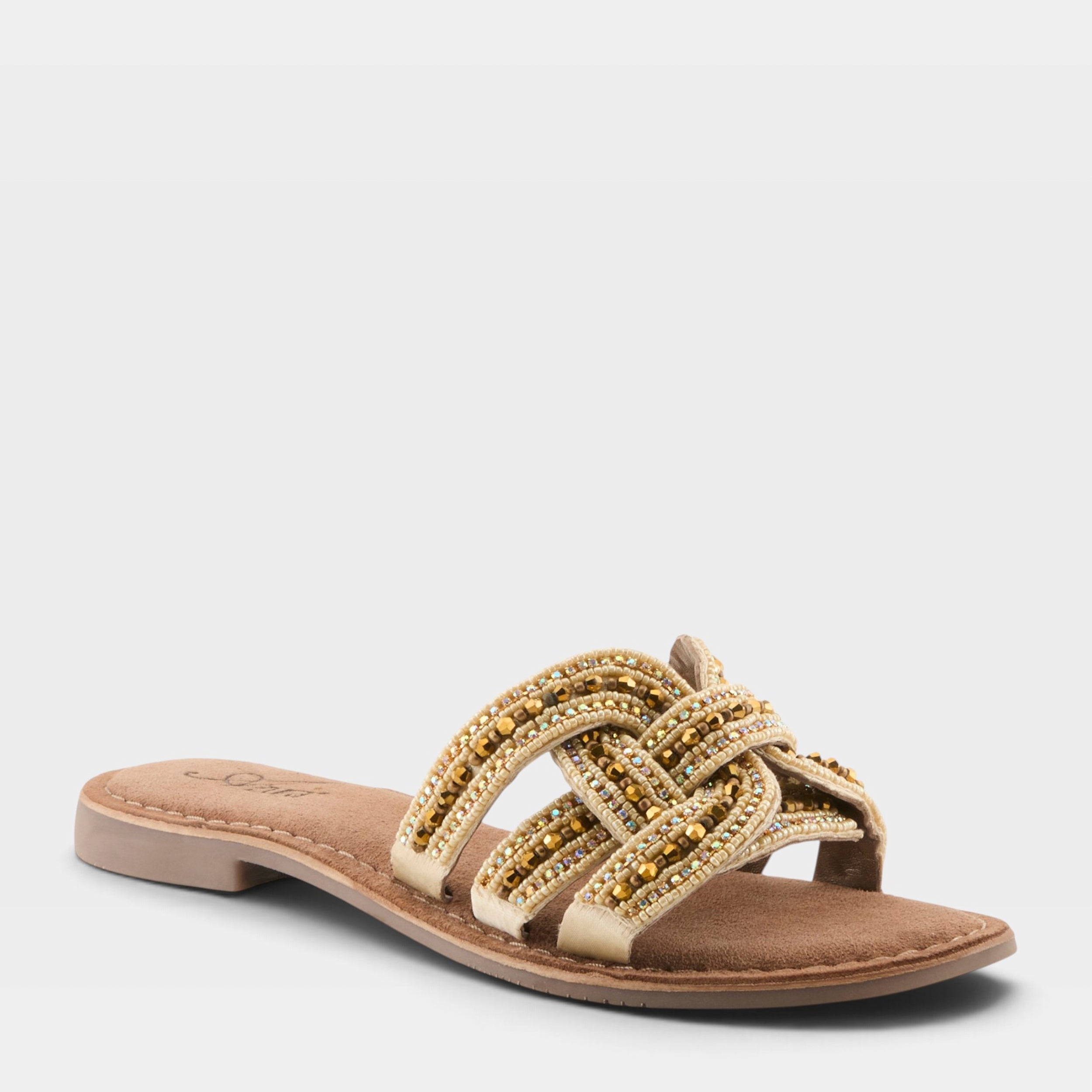 Azura Poshco Beige Multi Sandal