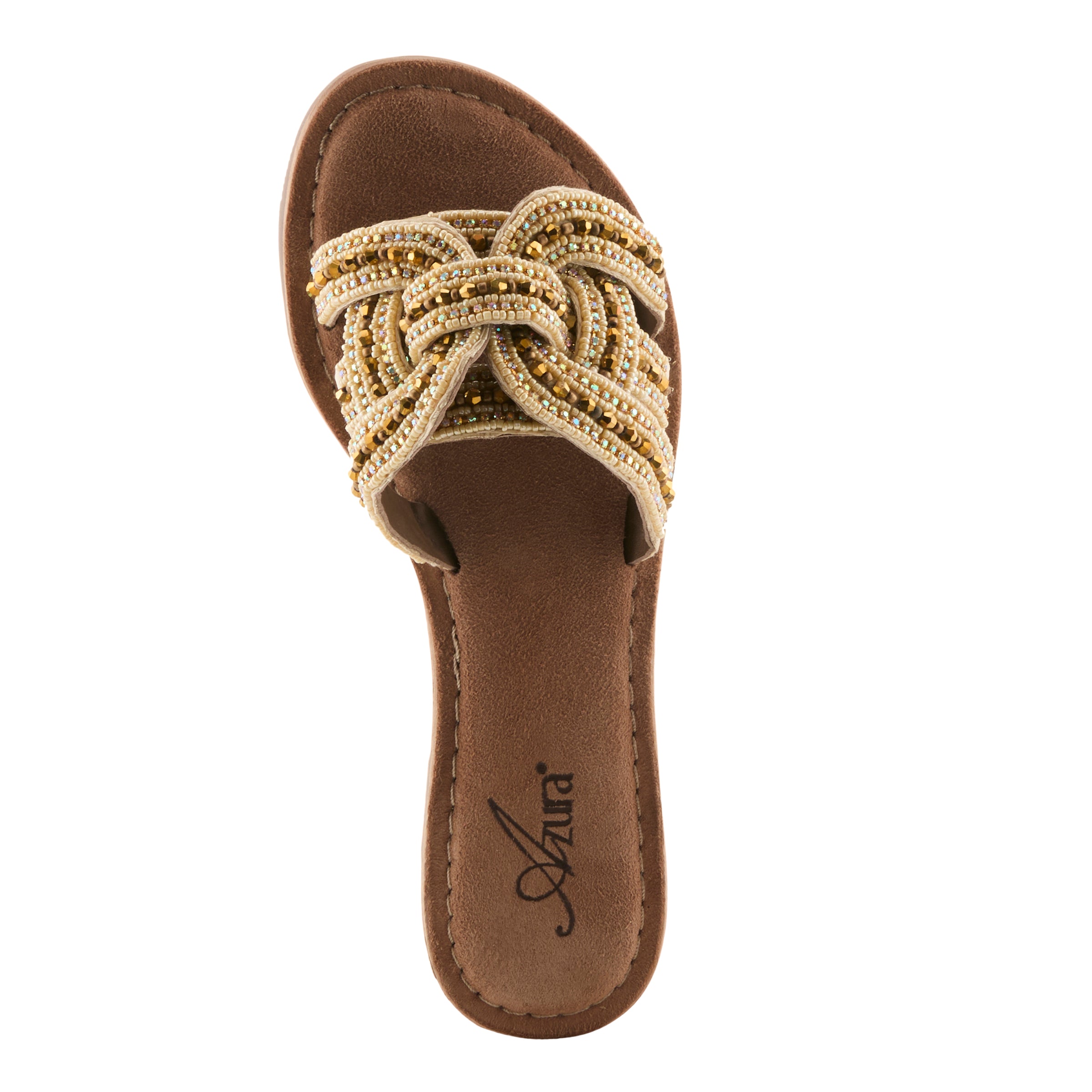 Beaded Boho Women's Slide Sandals – Spring Step Shoes