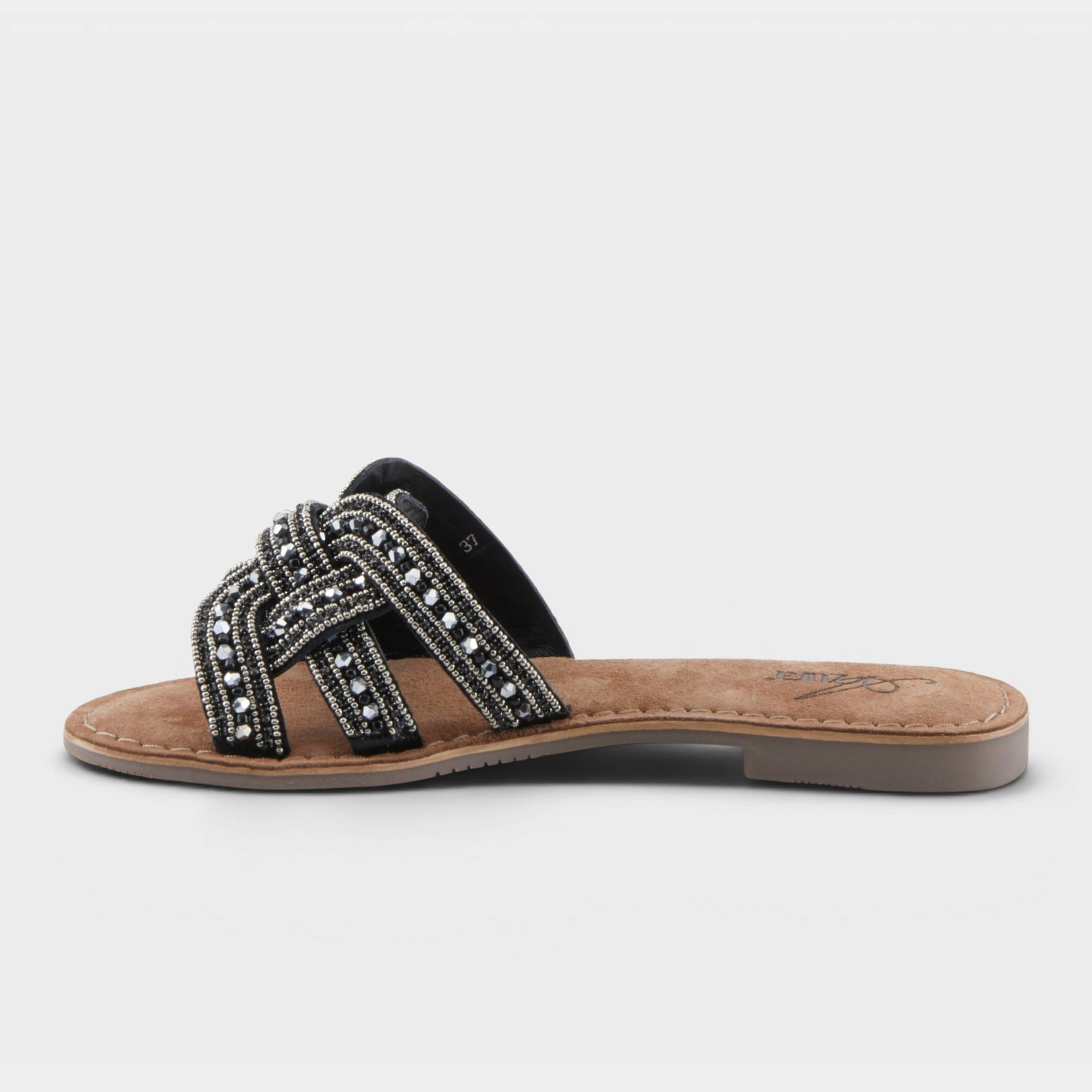 Azura Poshco Black Multi Sandal