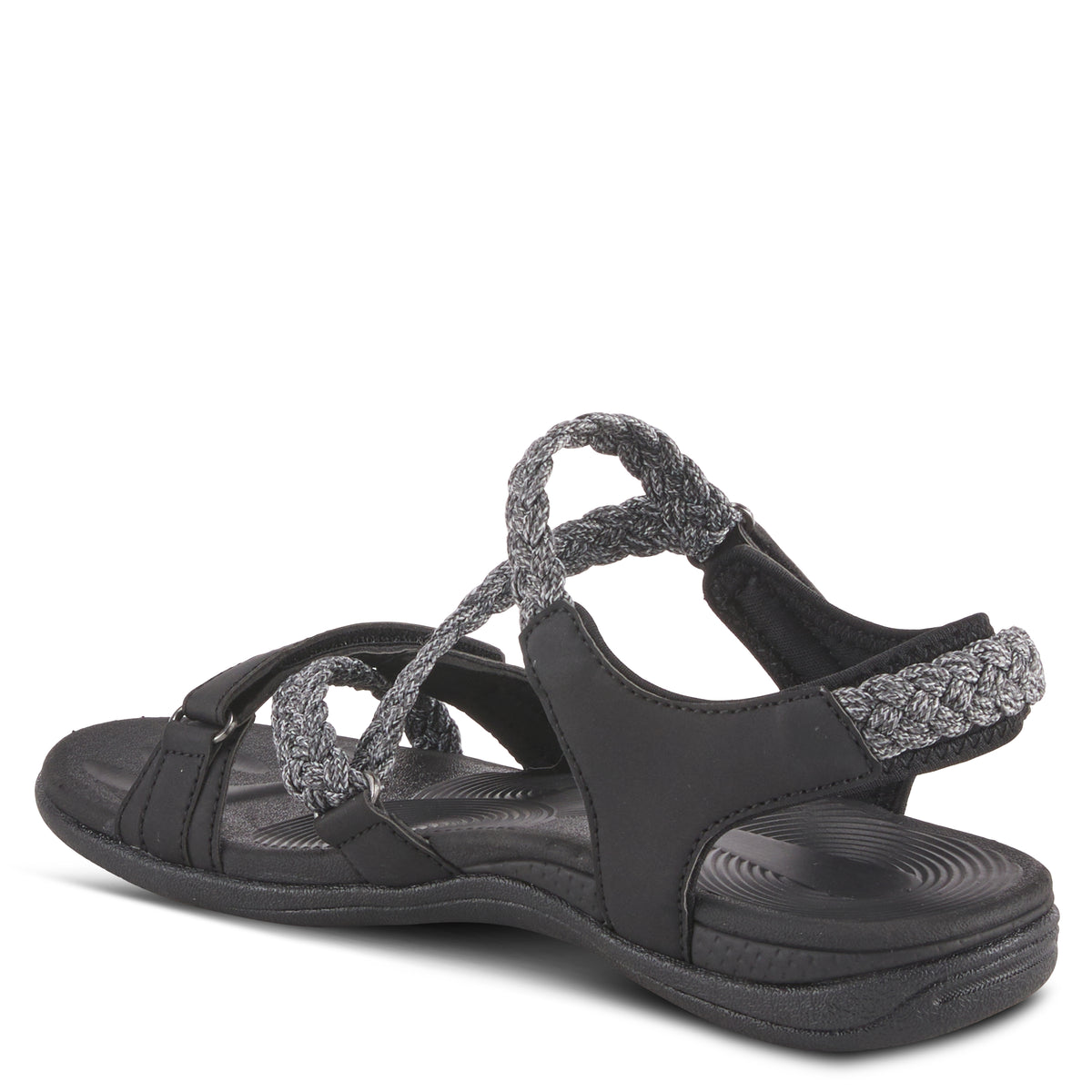 Flexus FLEXUS POWERBOAT SANDALS sandal in black with flexible sole