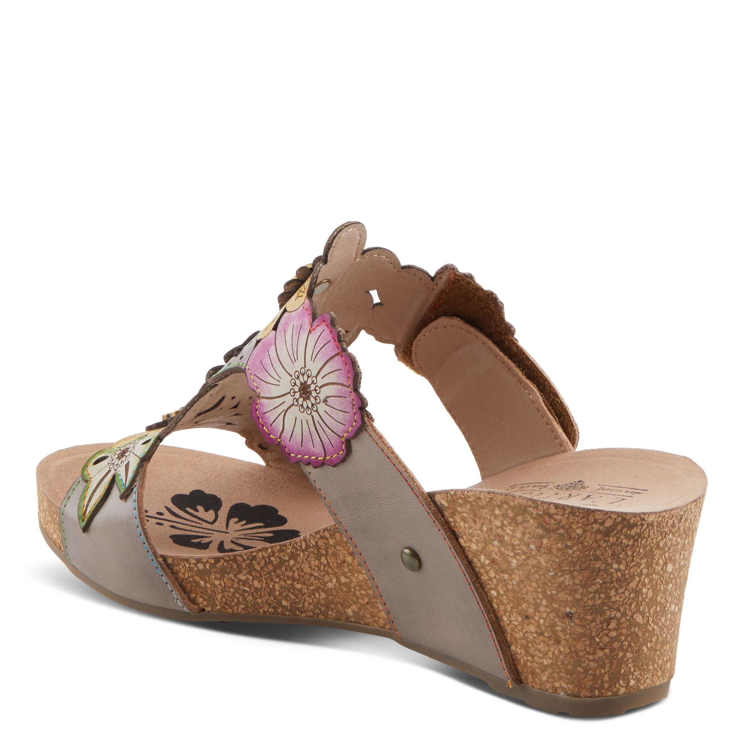 カーナルフラワー L'Artiste Prettypetals Womens Wedges Sandals – Spring Step Shoes