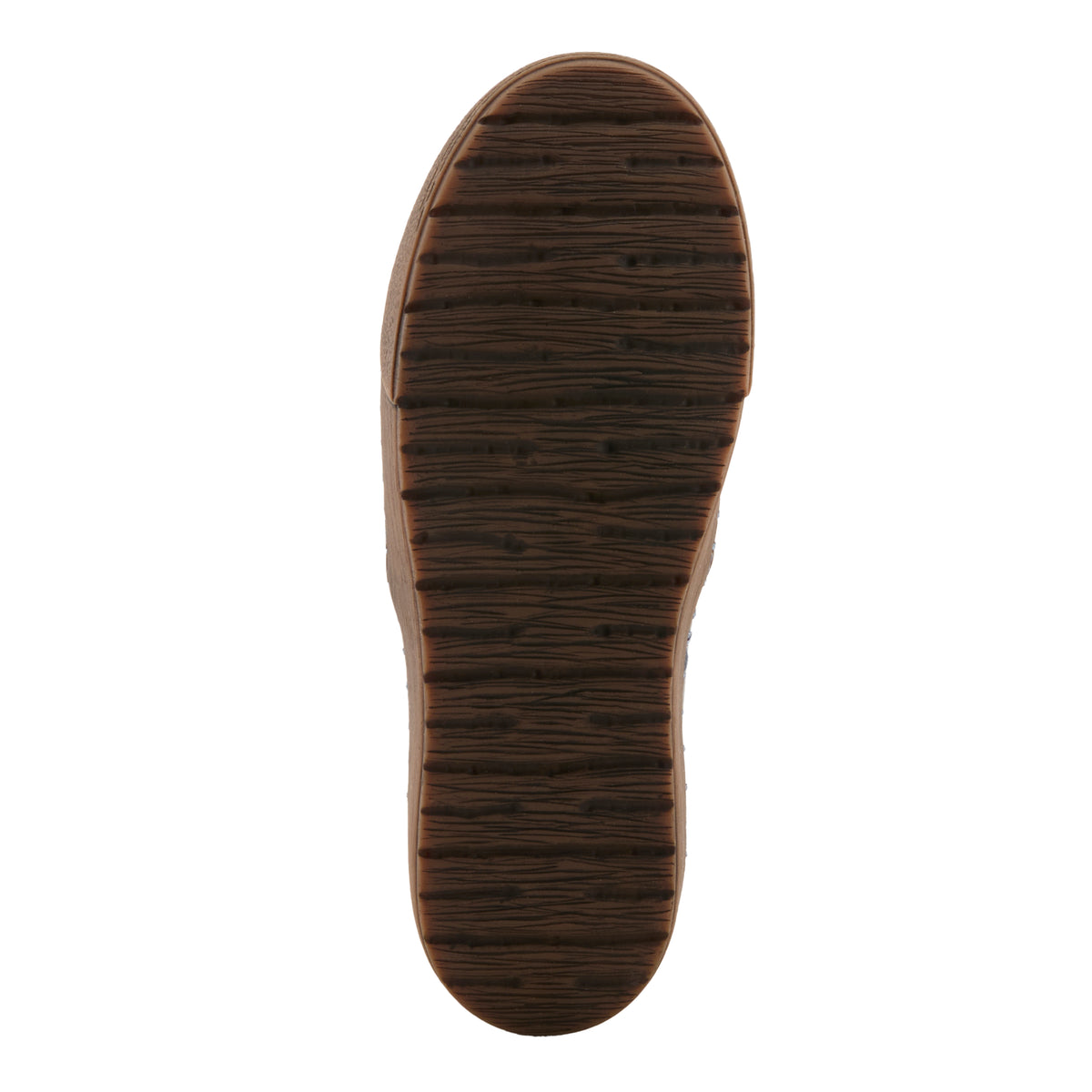 L'Artiste Priela shoes in Blue Multi, outsole view