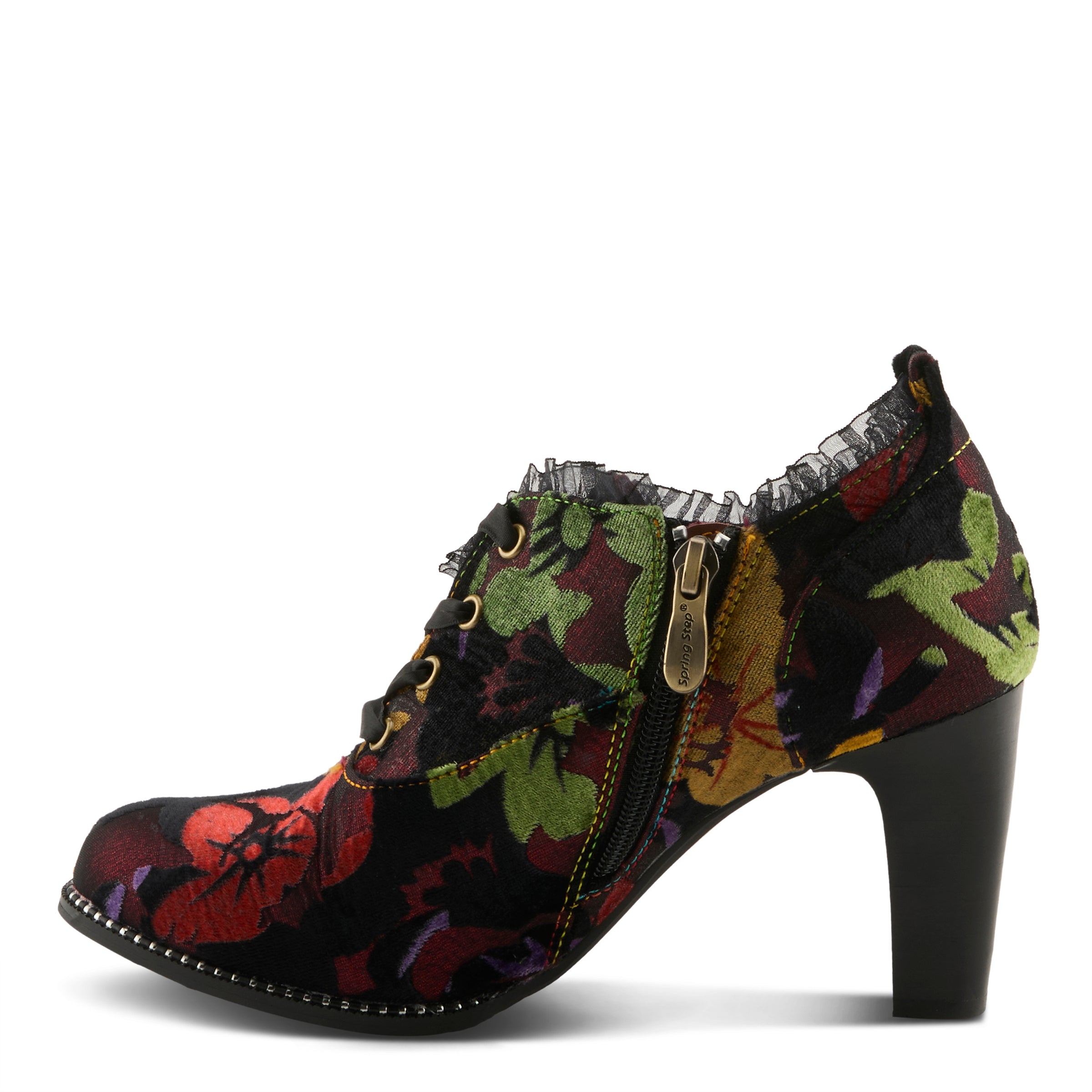 GALLERIA PIETR BAZZANTI フィレンツェ ブロンズトリポッド L`artiste Pritz Shooties: Heeled Shootie – Spring Step Shoes