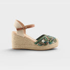 Azura Queridita Green Multi Espadrille