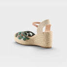 Azura Queridita Green Multi Espadrille