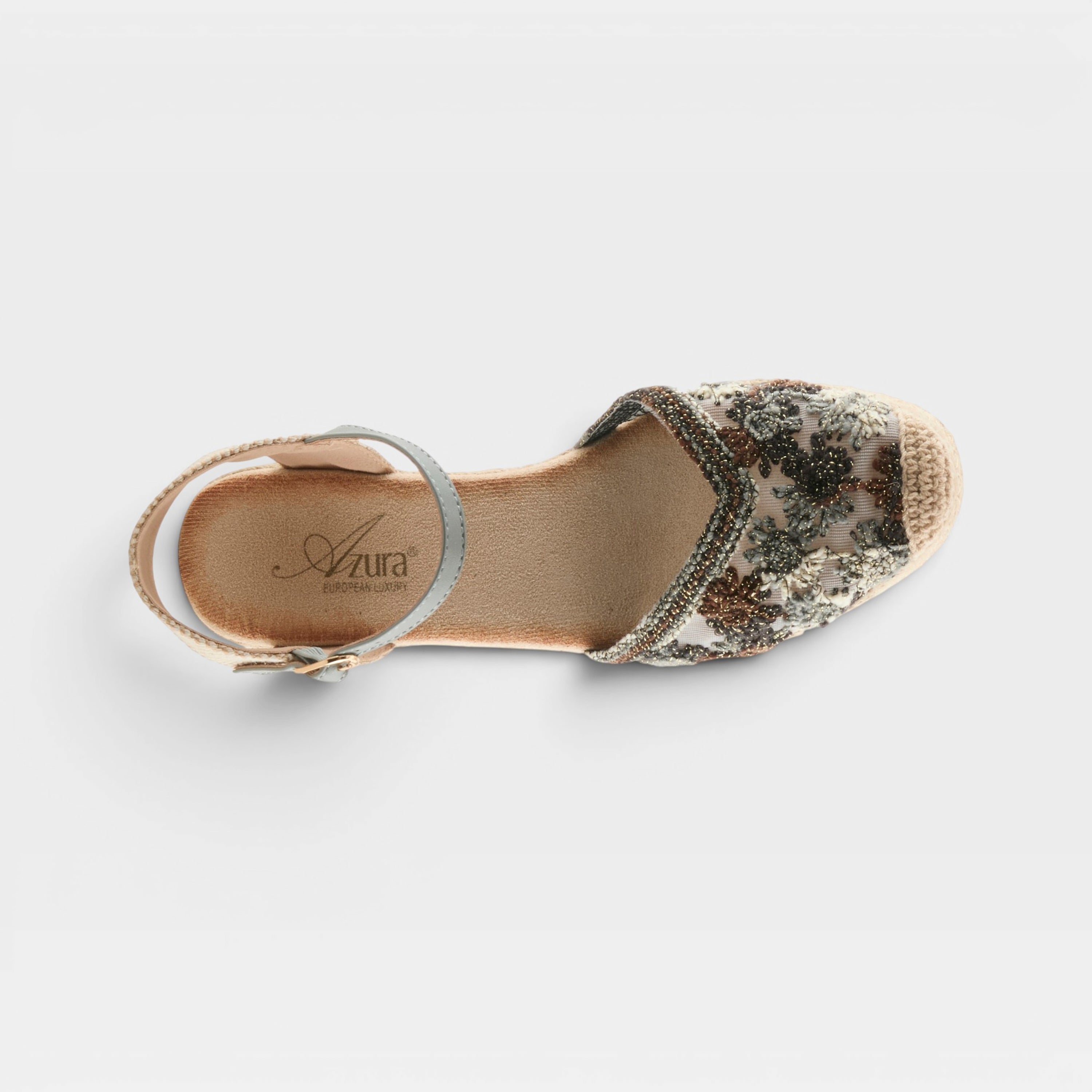 Azura Queridita Grey Multi Espadrille