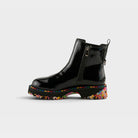 Spring Step Rager Black Patent Casual Boot