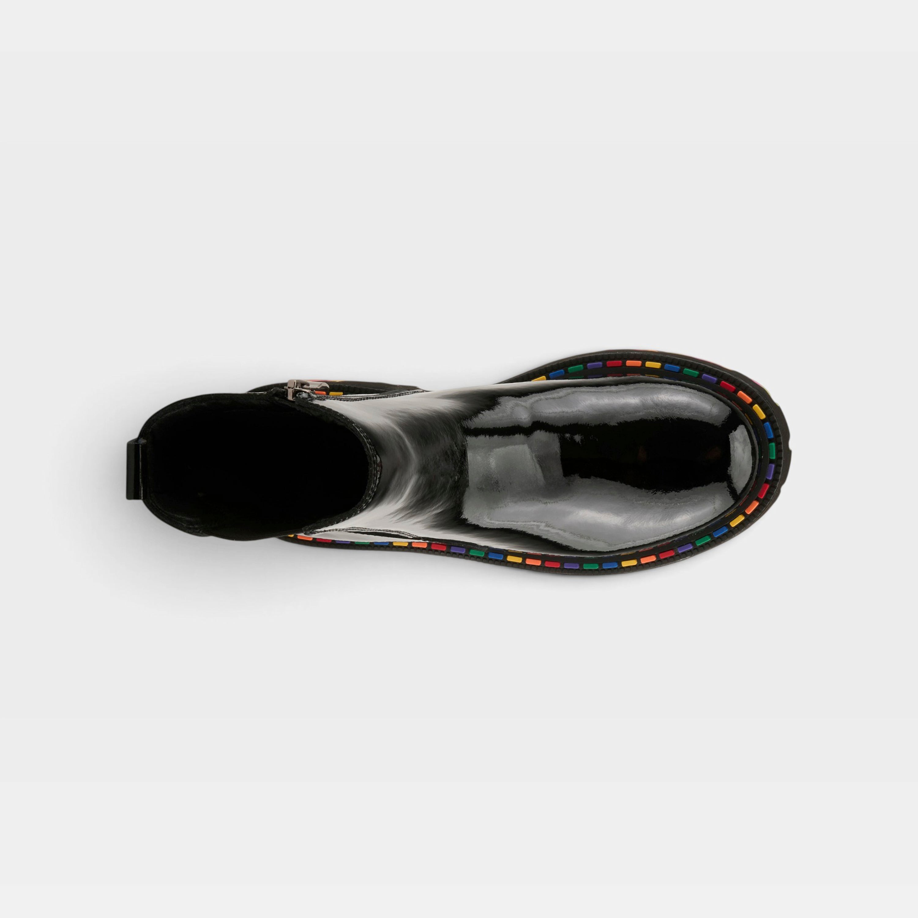 Spring Step Rager Black Patent Casual Boot